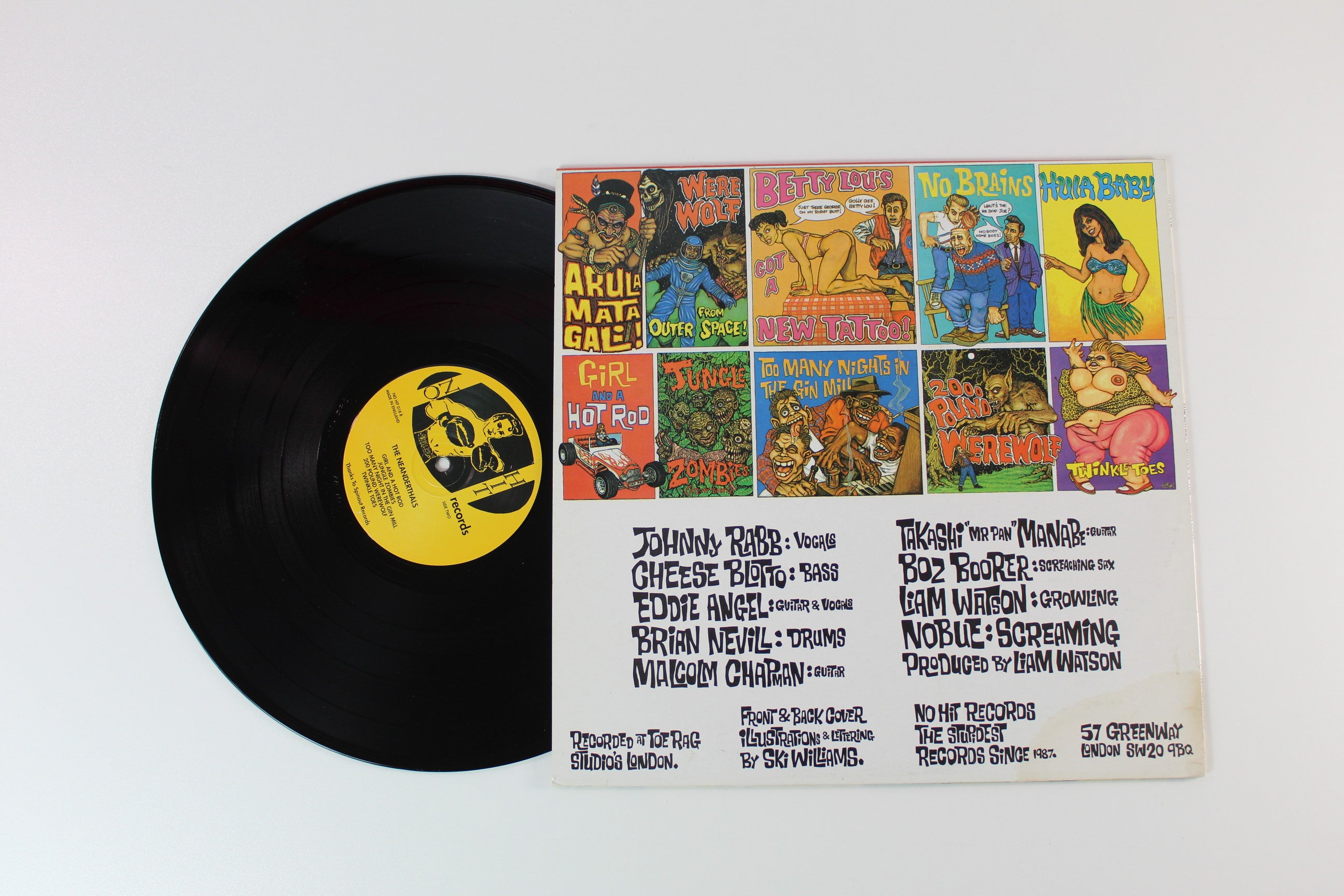 The Neanderthals - The Latest Menace To The Human Race on No Hit Records