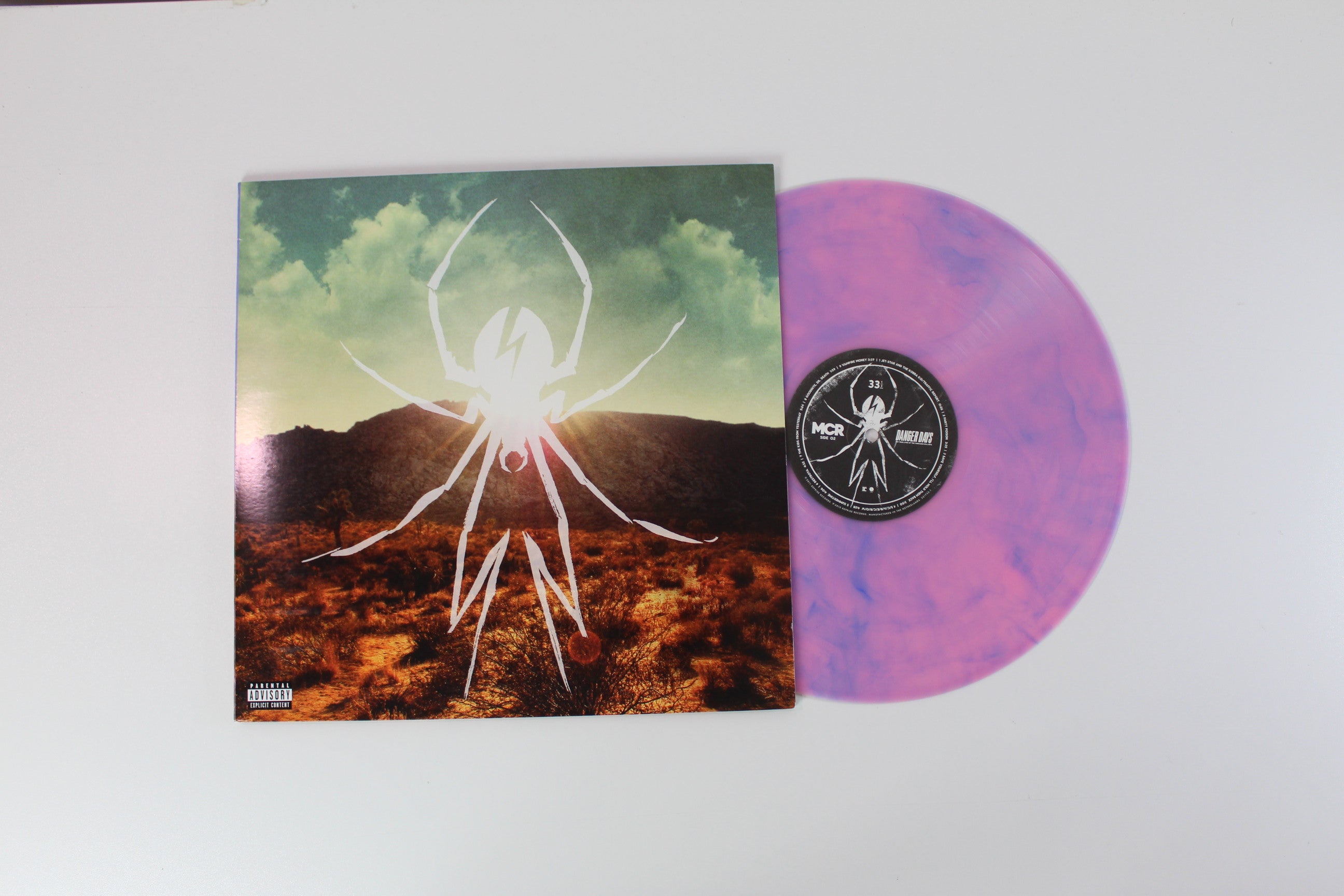 My Chemical Romance - Danger Days: The True Lives Of The Fabulous Killjoys on Reprise Records Ltd. Pink & Blue Vinyl Reissue