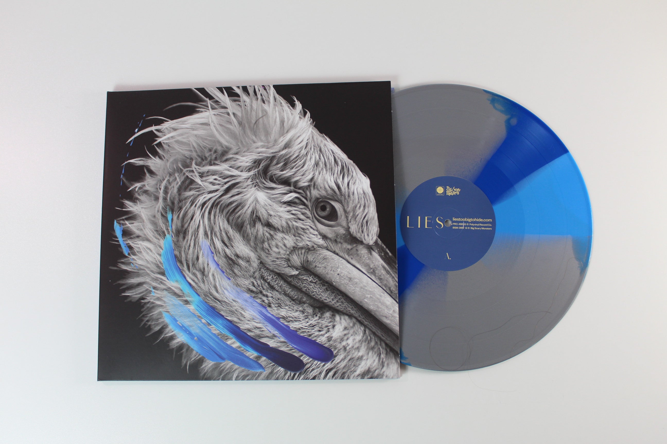 LIES - Lies on Big Scary Monsters Ltd Early Bird Edition Blue Twist Vinyl