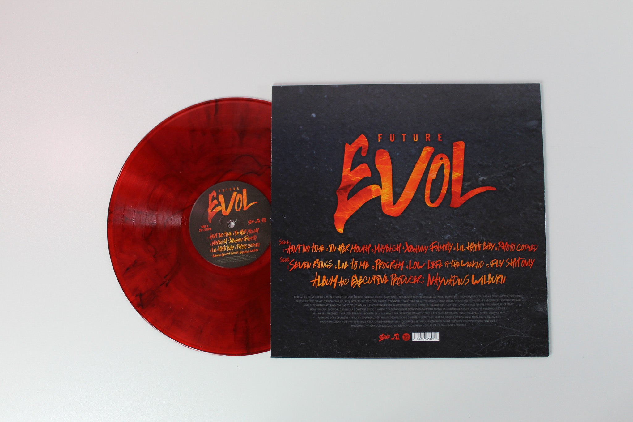 Future - EVOL on Epic Freebandz RSD 2021 Ltd Red / Black Translucent Smoke