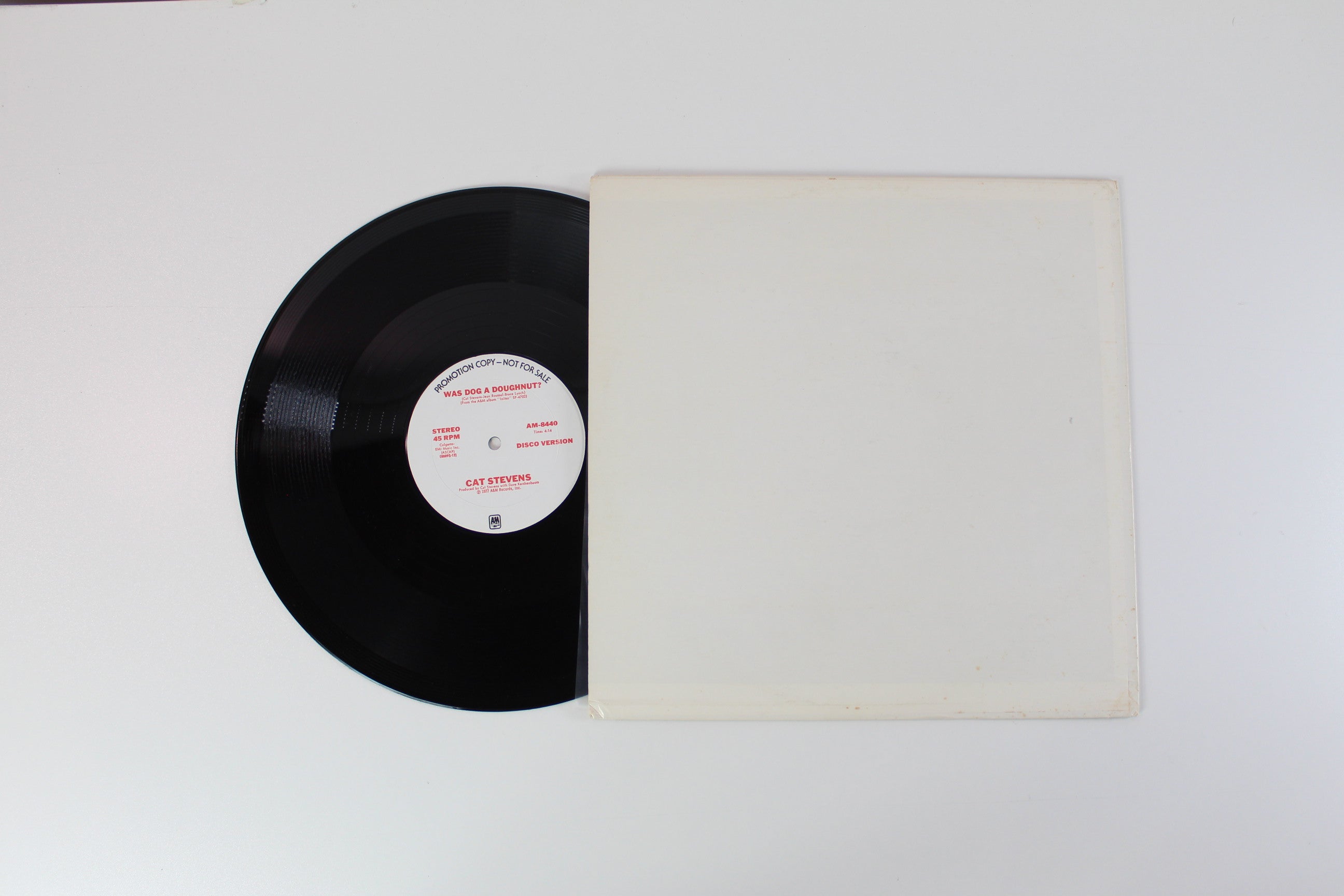 Cat Stevens - Was Dog A Doughnut? 45 RPM Promo on A&M Records