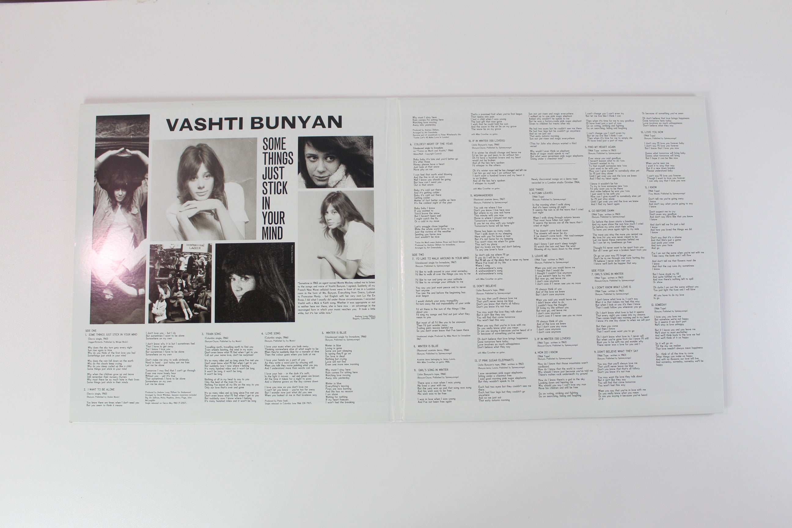 Vashti Bunyan - Some Things Just Stick In Your Mind (Singles And Demos 1964 To 1967) on Dicristina Stair Builders