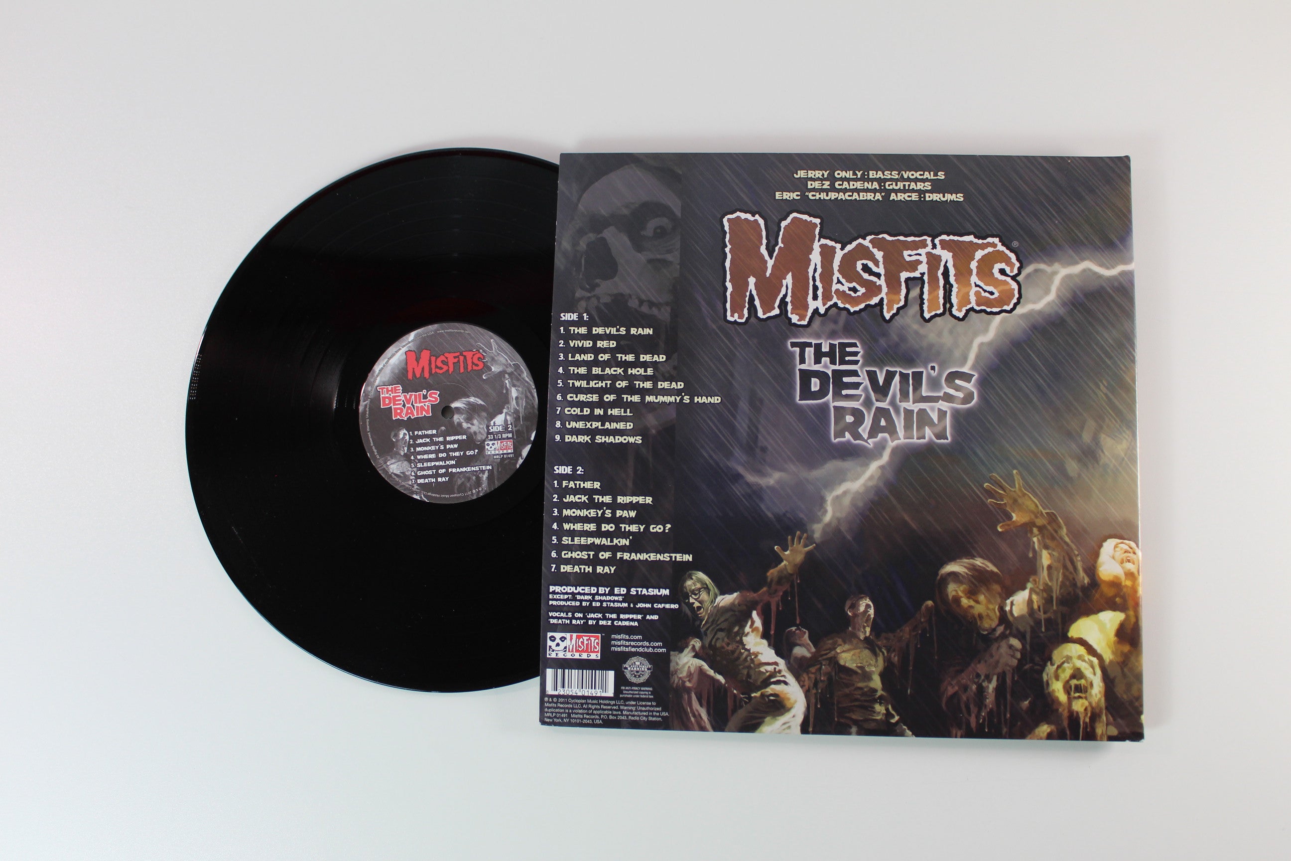 Misfits - The Devil's Rain on Misfits Records Ltd RSD BF 2011 Lenticular Cover