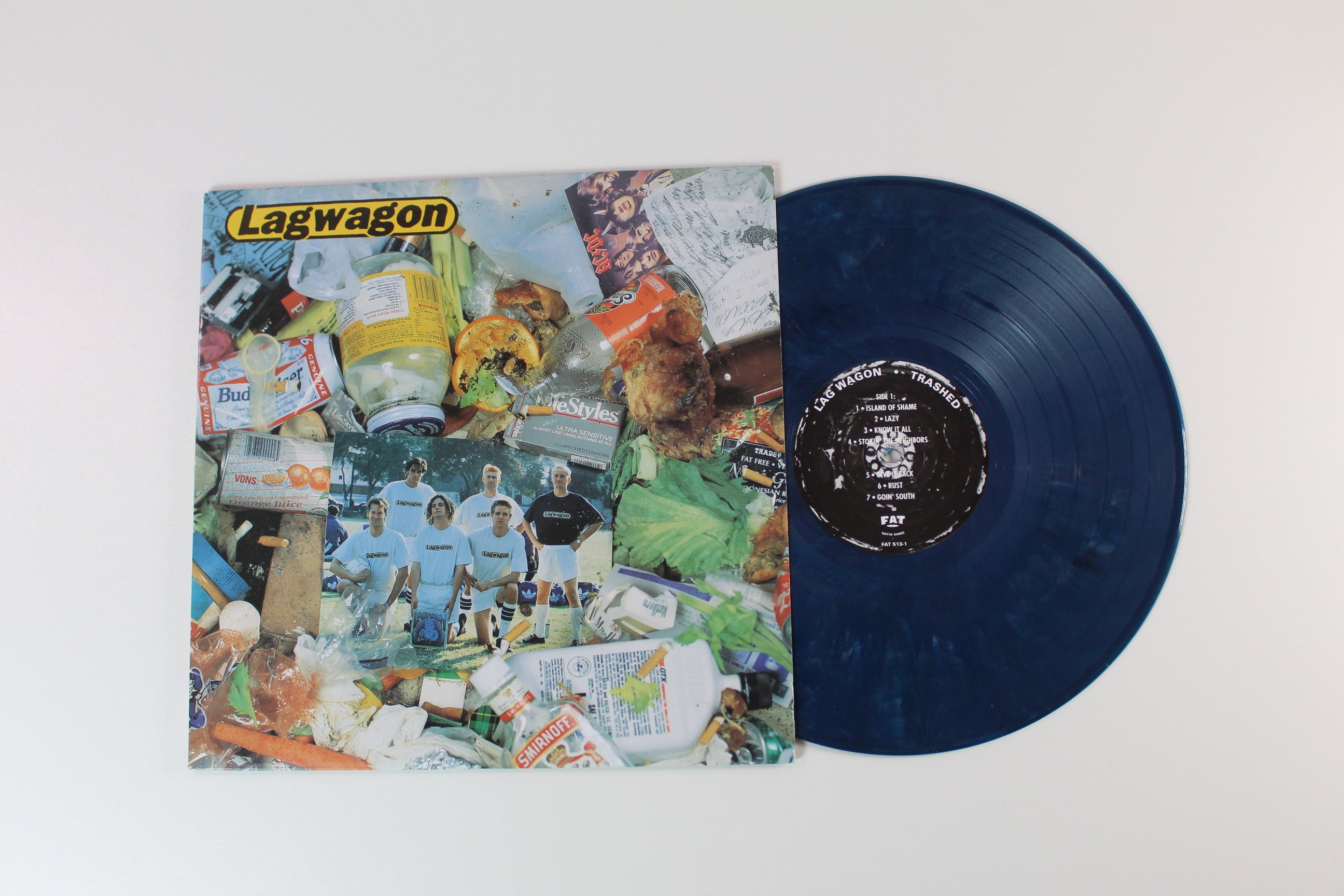 Lagwagon - Trashed on Fat Wreck Chords Ltd Blue Vinyl Reissue