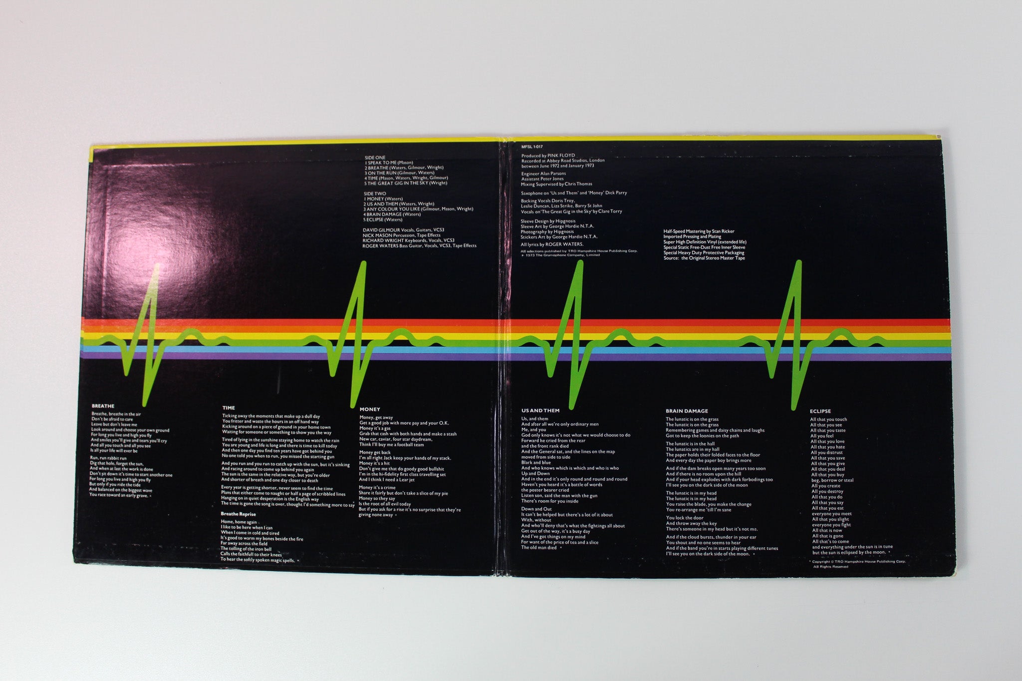 Pink Floyd - The Dark Side Of The Moon on Mobile Fidelity Sound Lab Reissue