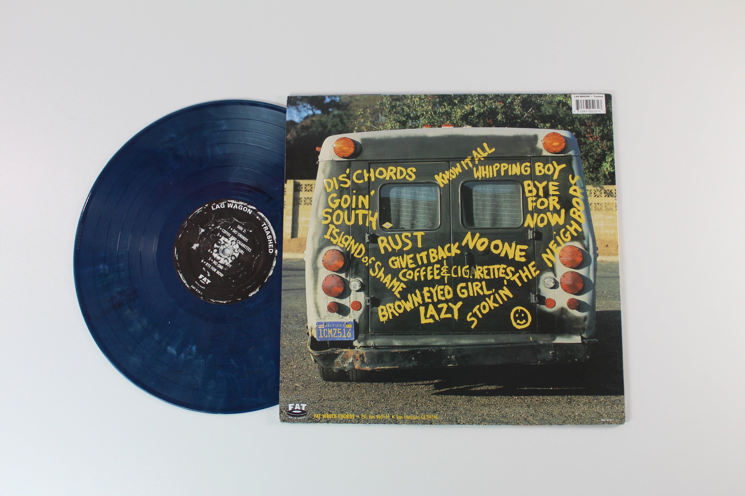 Lagwagon - Trashed on Fat Wreck Chords Ltd Blue Vinyl Reissue