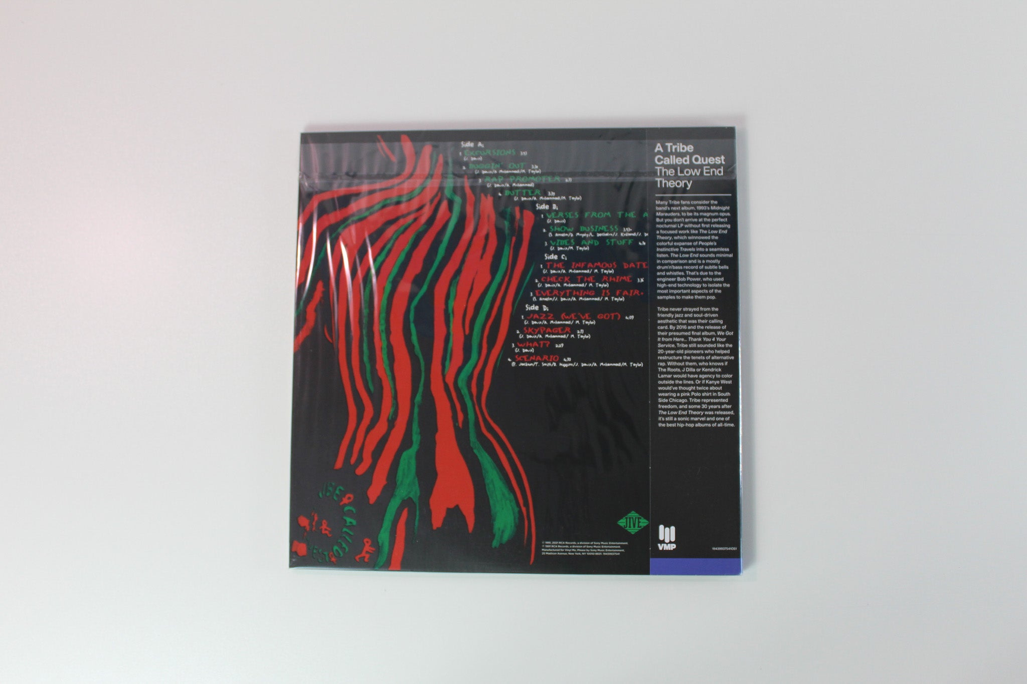 A Tribe Called Quest - The Low End Theory on Jive Vinyl Me Please 2 X 12" 45 RPM Ltd Red / Green Reissue