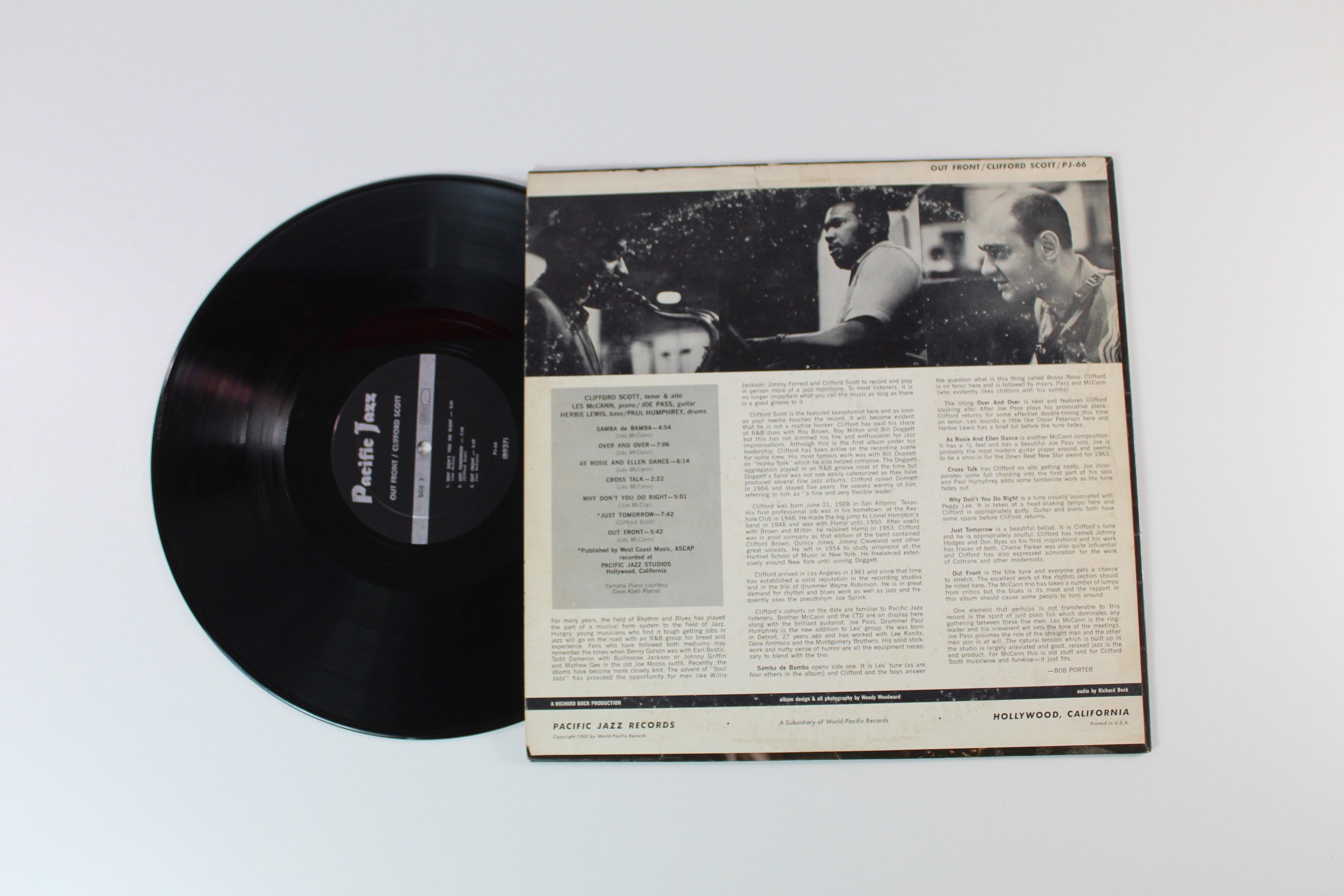 Clifford Scott - Out Front! on Pacific Jazz Mono