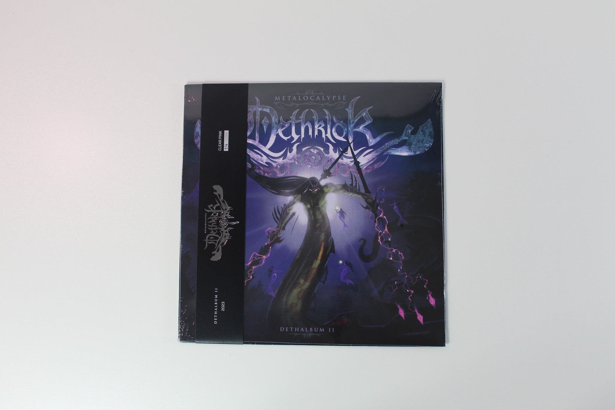 Dethklok - Dethalbum II on WaterTower Ltd Numbered Clear Pink Reissue Sealed