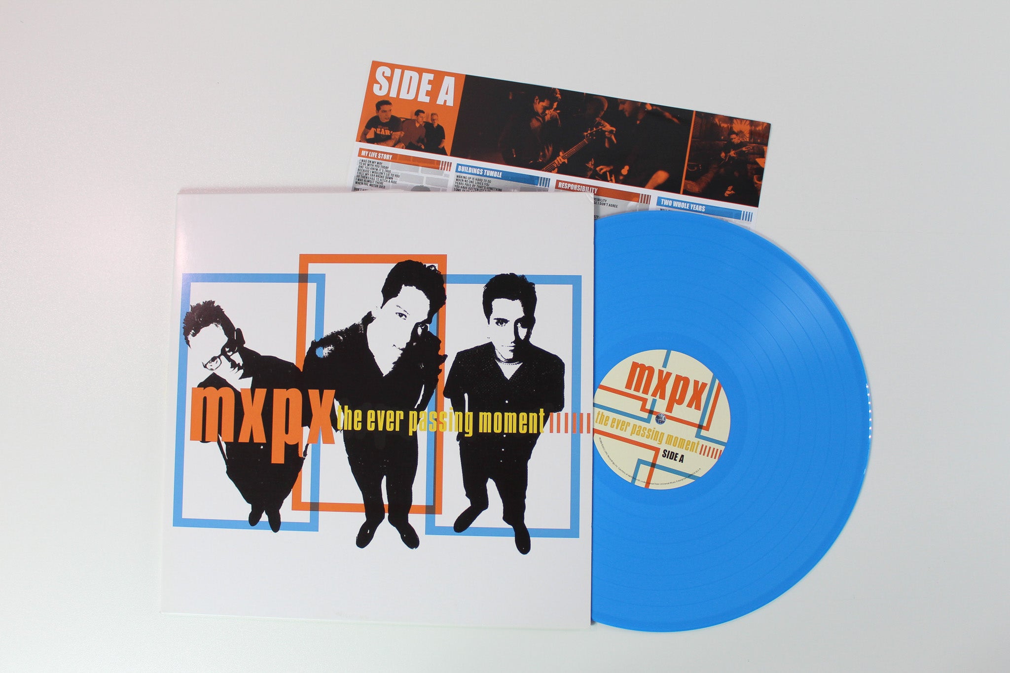 MxPx - The Ever Passing Moment Self Release Ltd Bright Blue Vinyl Reissue
