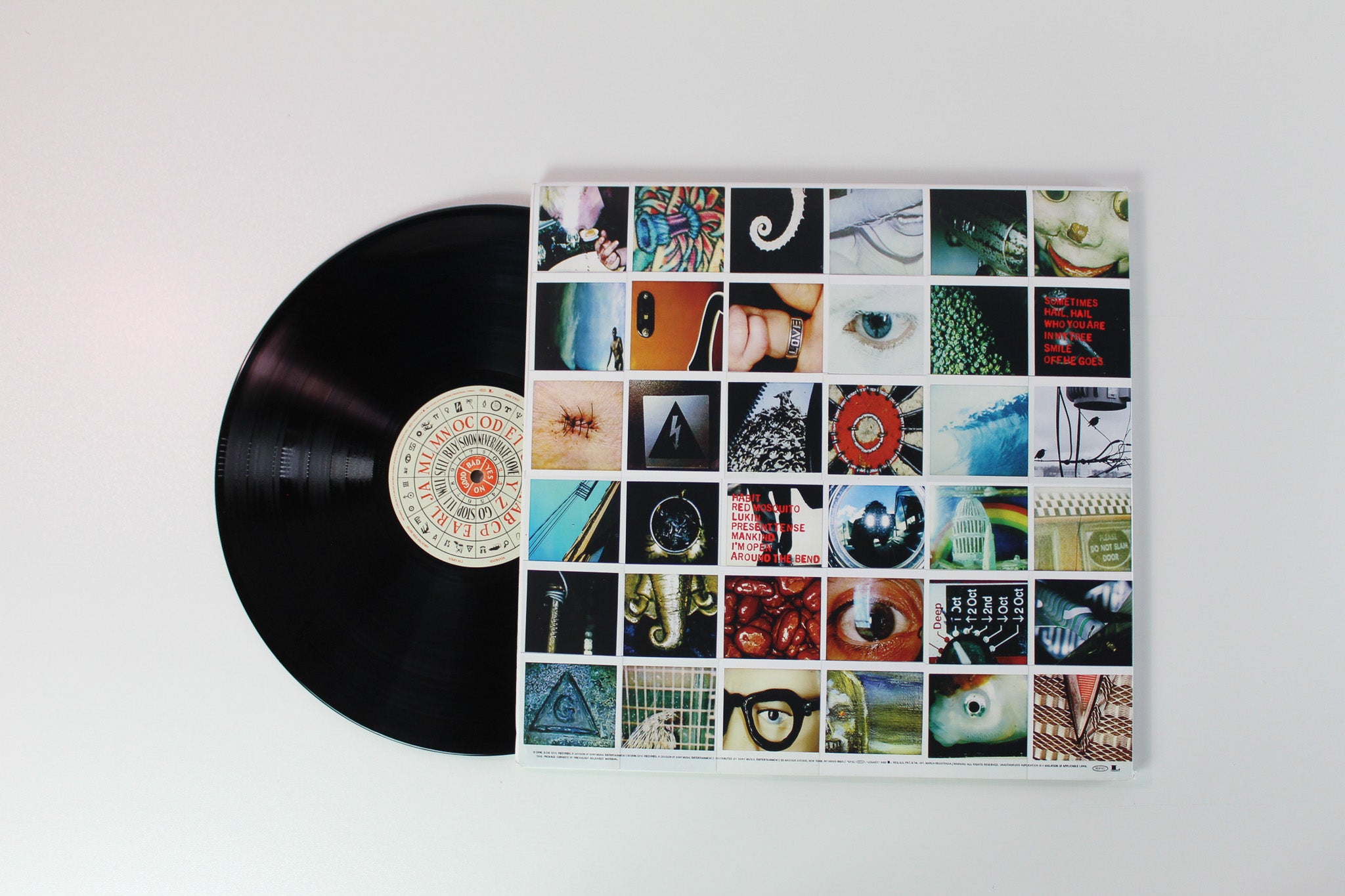 Pearl Jam - No Code on Legacy Epic Reissue With E Set of Polaroids