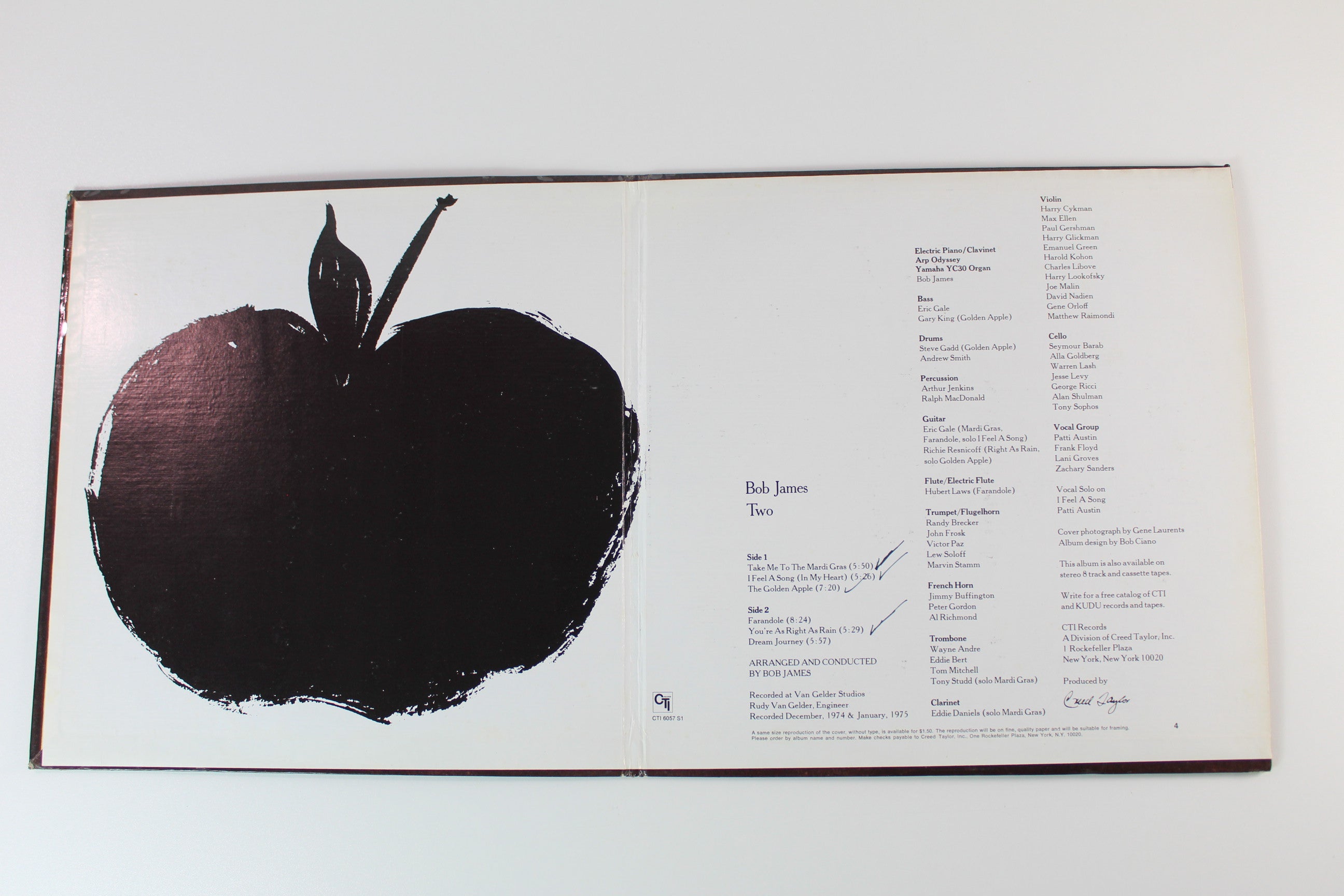 Bob James - Two on CTI Promo