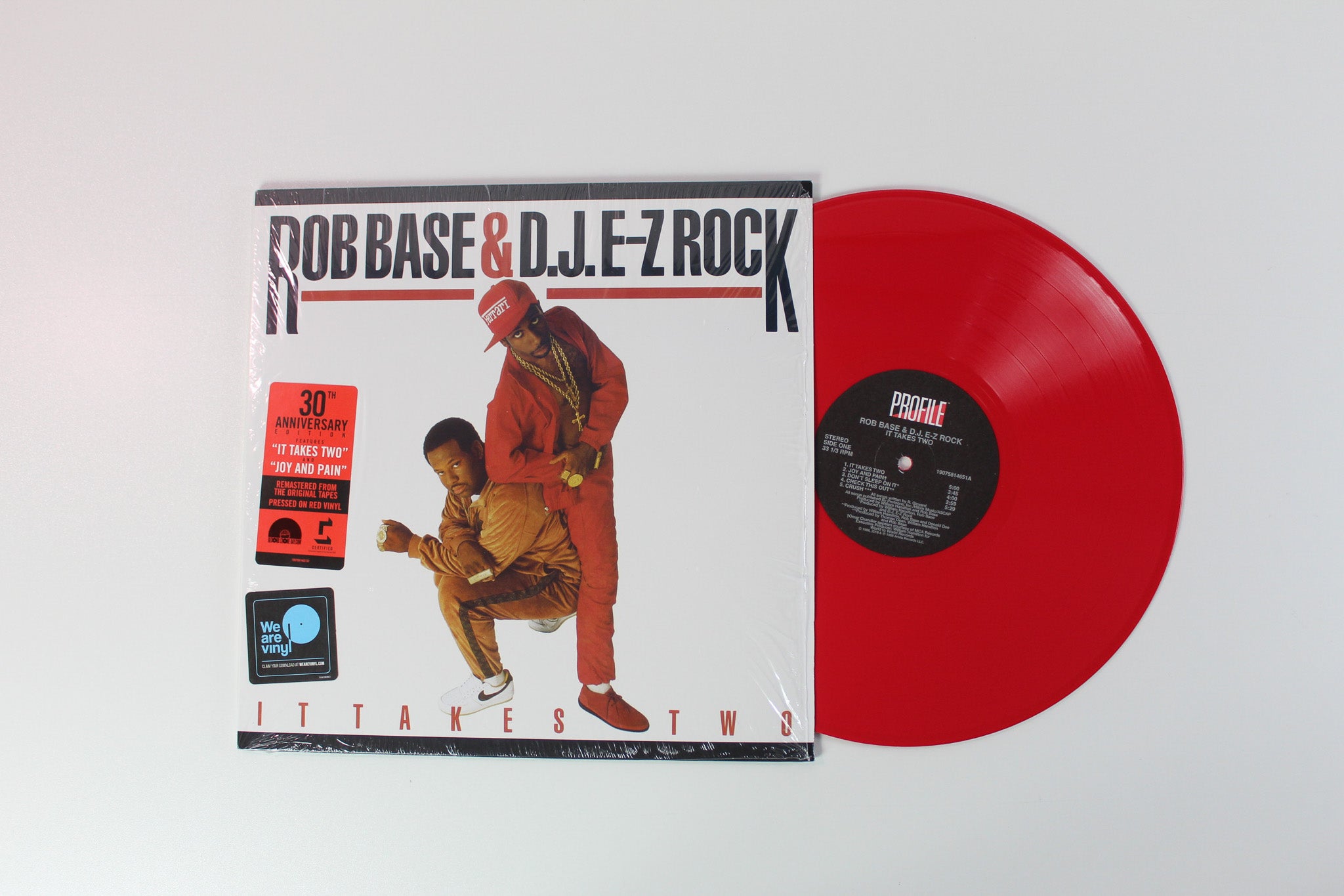 Rob Base & DJ E-Z Rock - It Takes Two on Profile Legacy RSD 2018 Ltd Red Vinyl Reissue