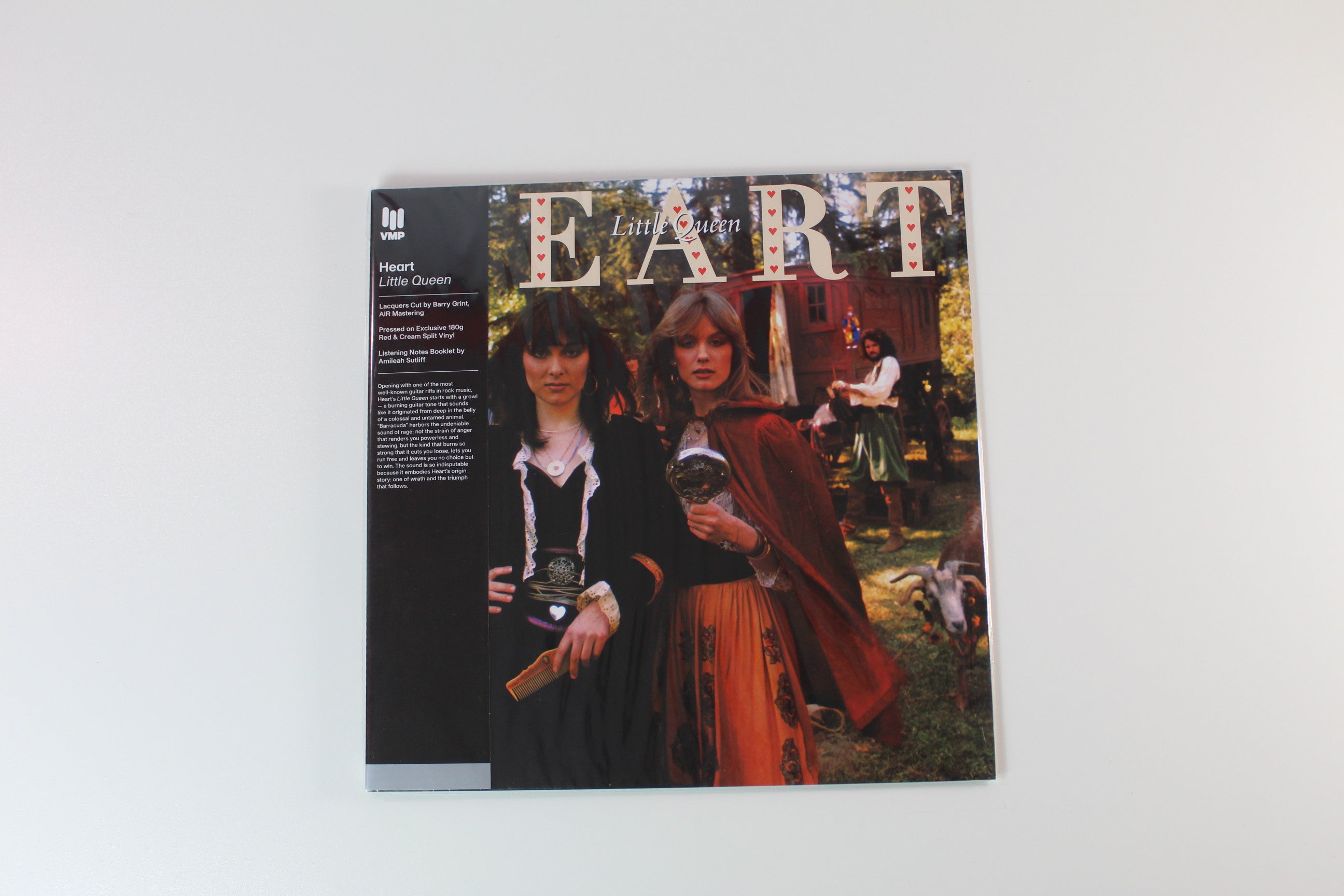 Heart - Little Queen on Portrait Vinyl Me Please Red & Cream Split Reissue