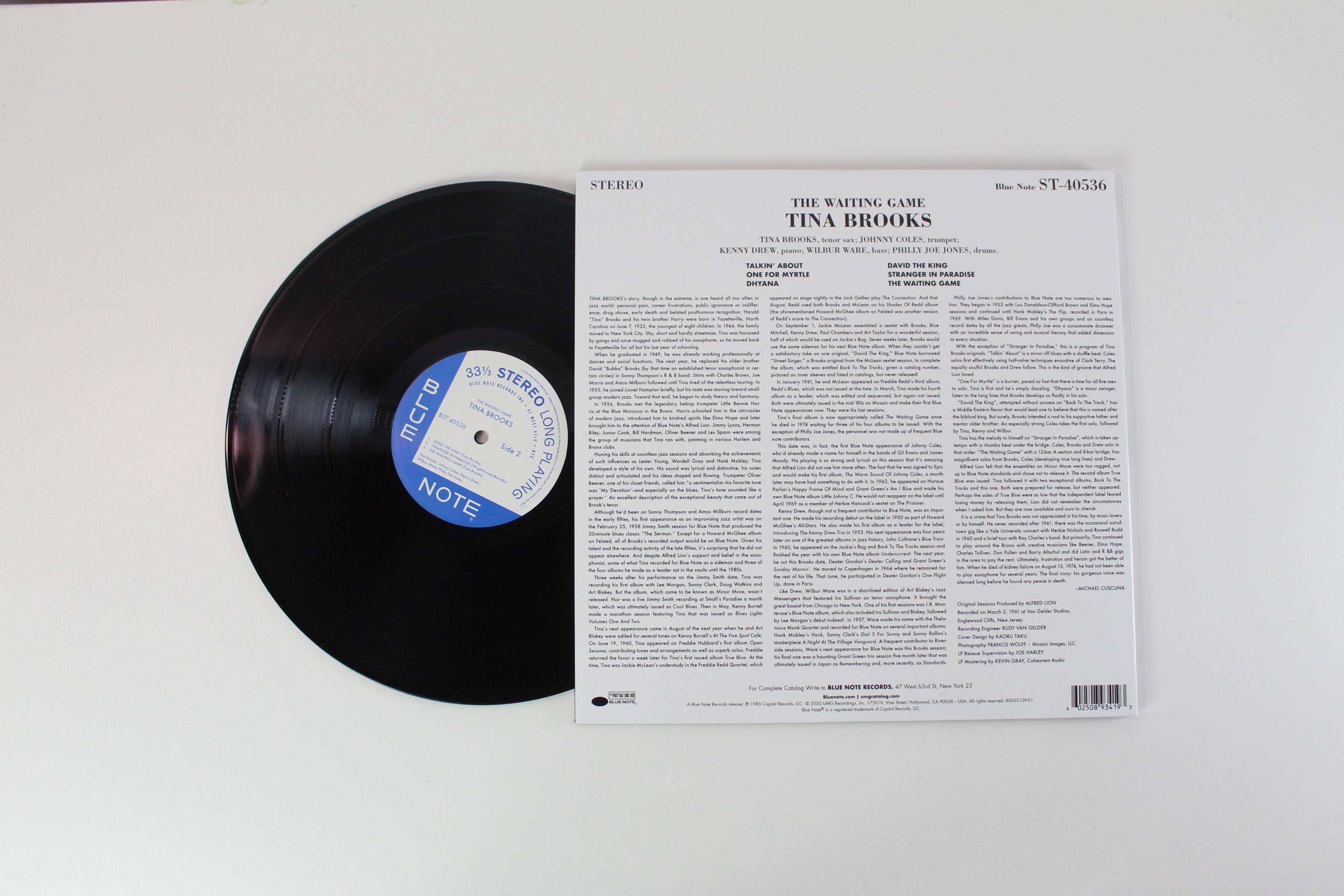 Tina Brooks - The Waiting Game on Blue Note Tone Poet Series Reissue