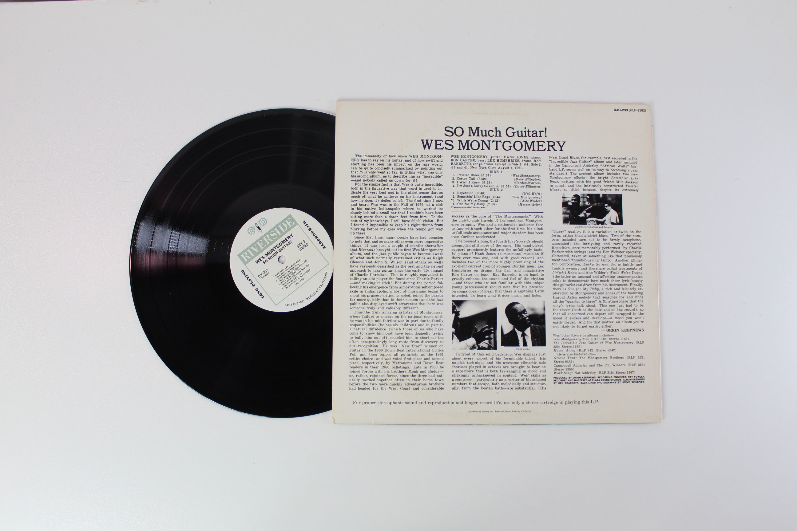 Wes Montgomery - So Much Guitar! on Riverside/Original Jazz Classics Reissue