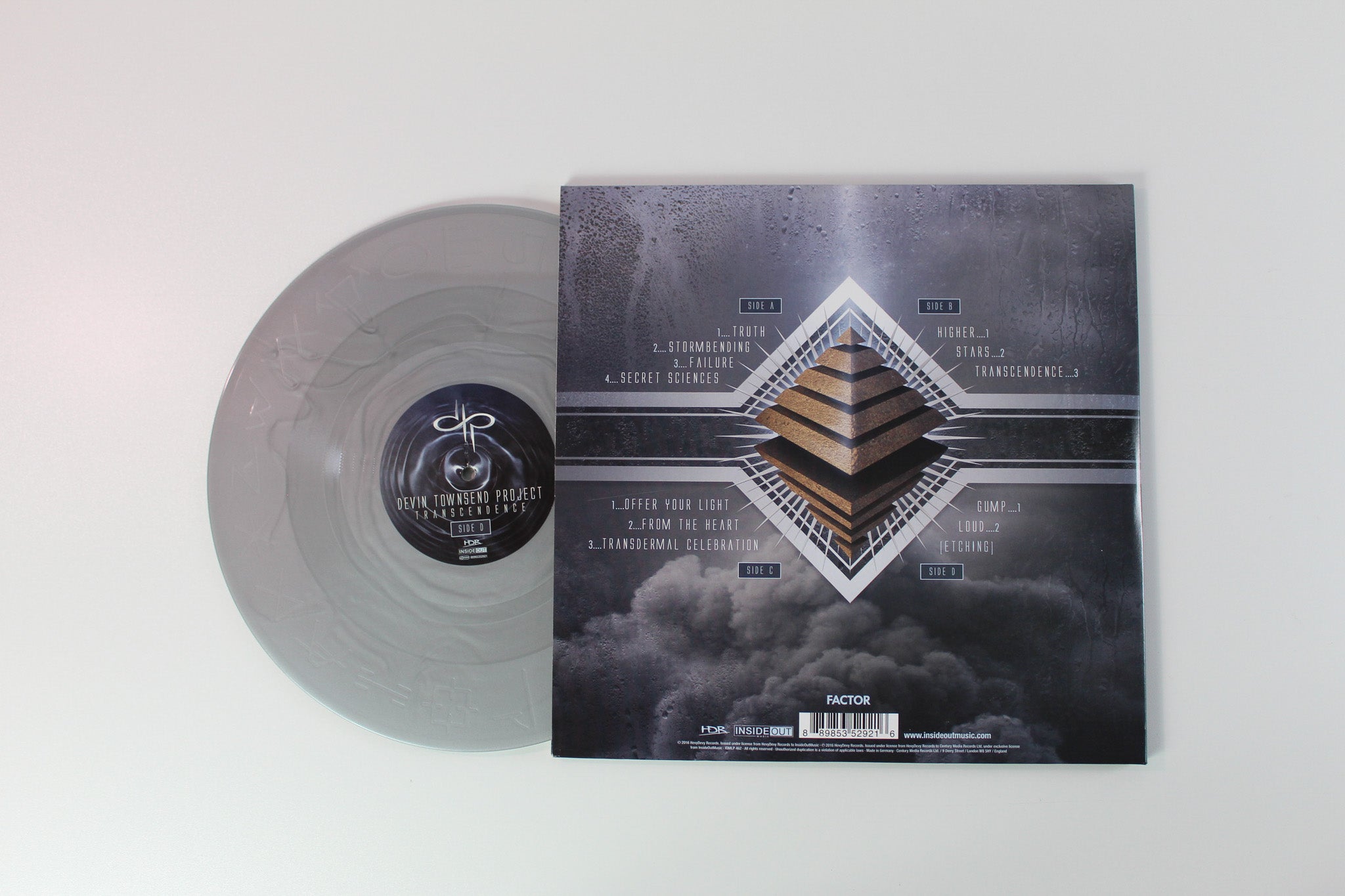 Devin Townsend Project - Transcendence on Inside Out Music Ltd Silver Vinyl