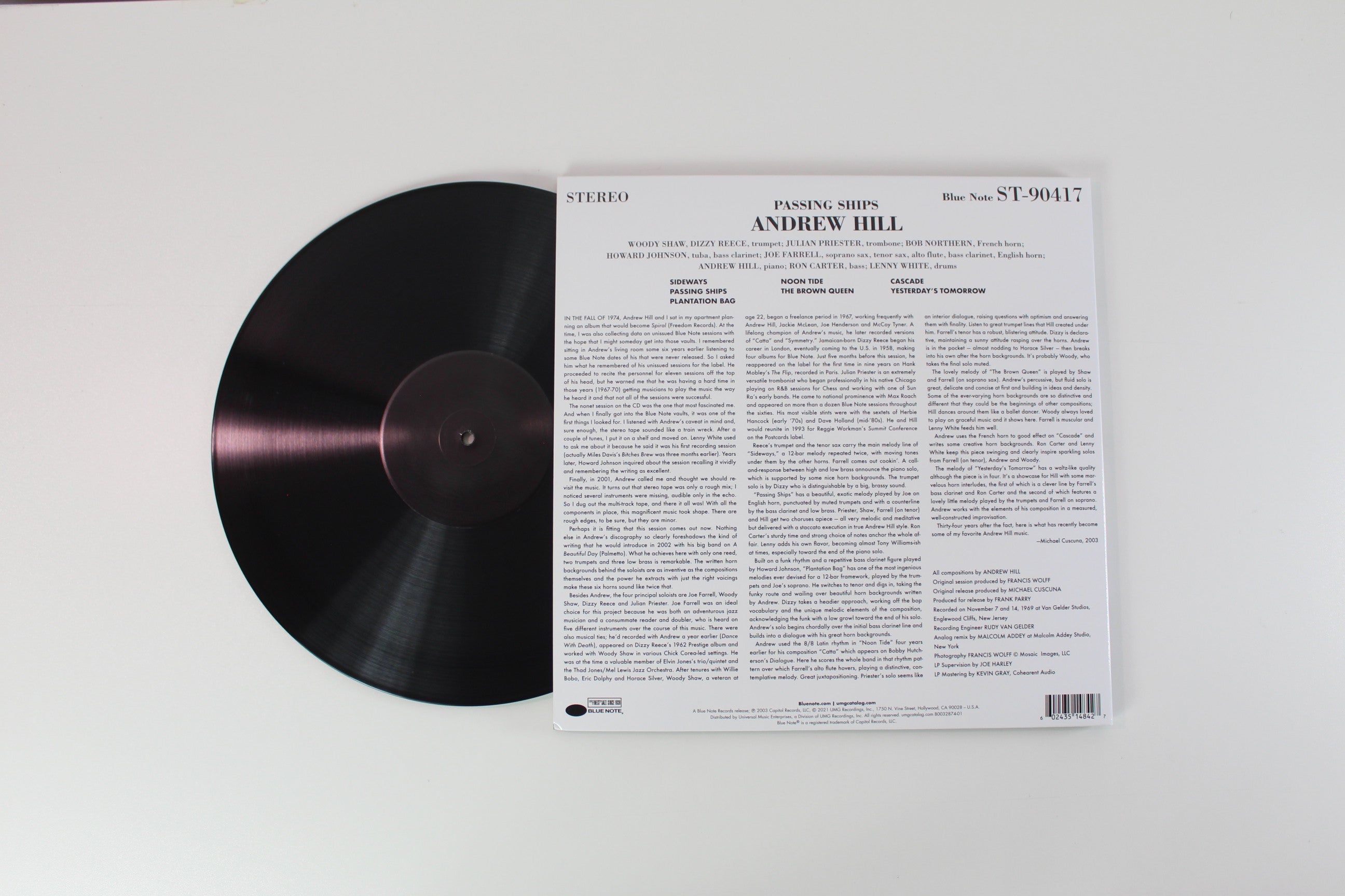 Andrew Hill - Passing Ships on Blue Note Tone Poet Series Reissue