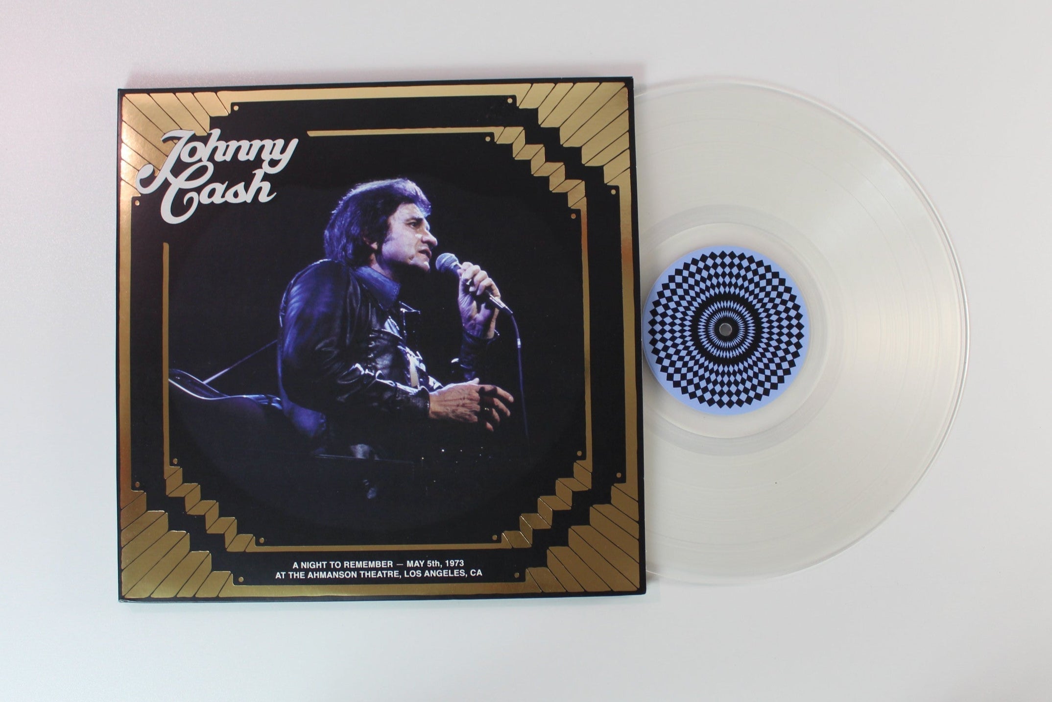 Johnny Cash - A Night To Remember on Third Man Records - Clear Vinyl w/ 7"