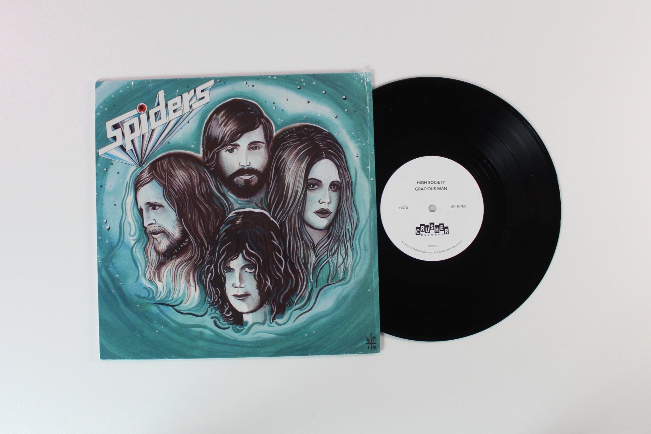 Spiders - Spiders on Crusher Records - 10" Vinyl
