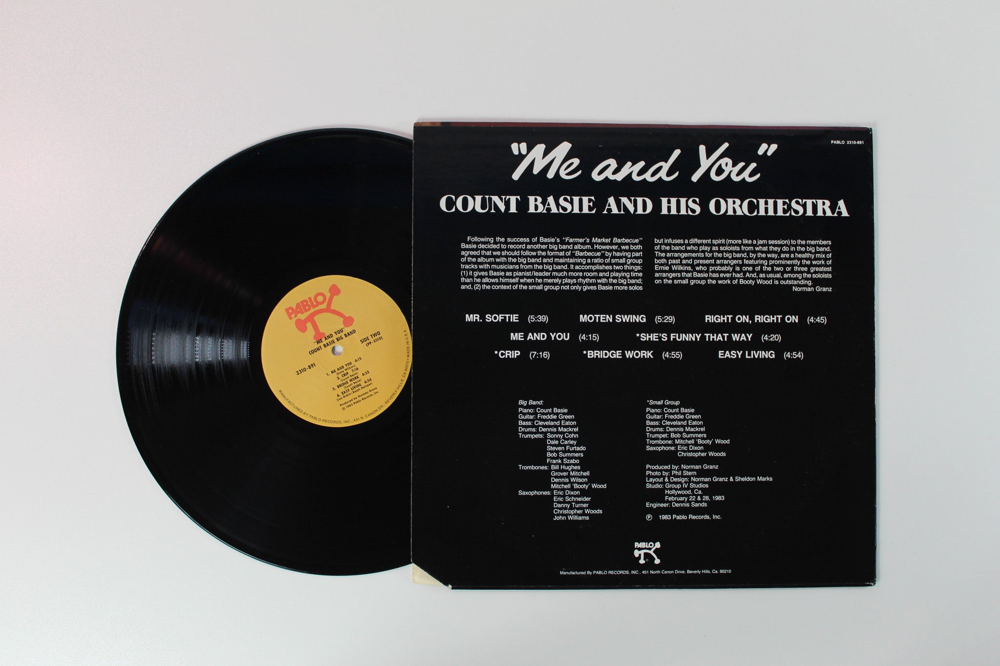 Count Basie Orchestra - Me And You on Pablo Records