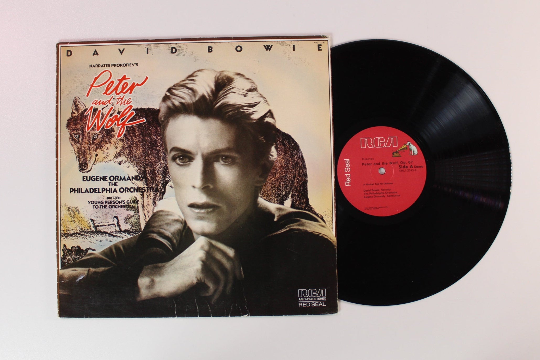 David Bowie - Peter And The Wolf / Young Person's Guide To The Orchestra on RCA Red Seal