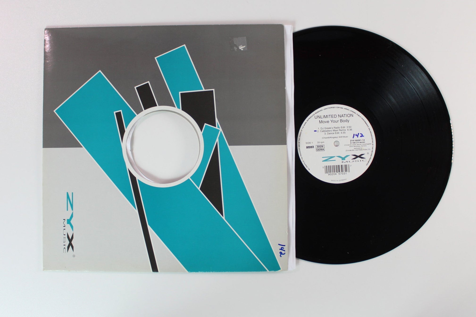 Unlimited Nation - Move Your Body on ZYX Music 12" Single