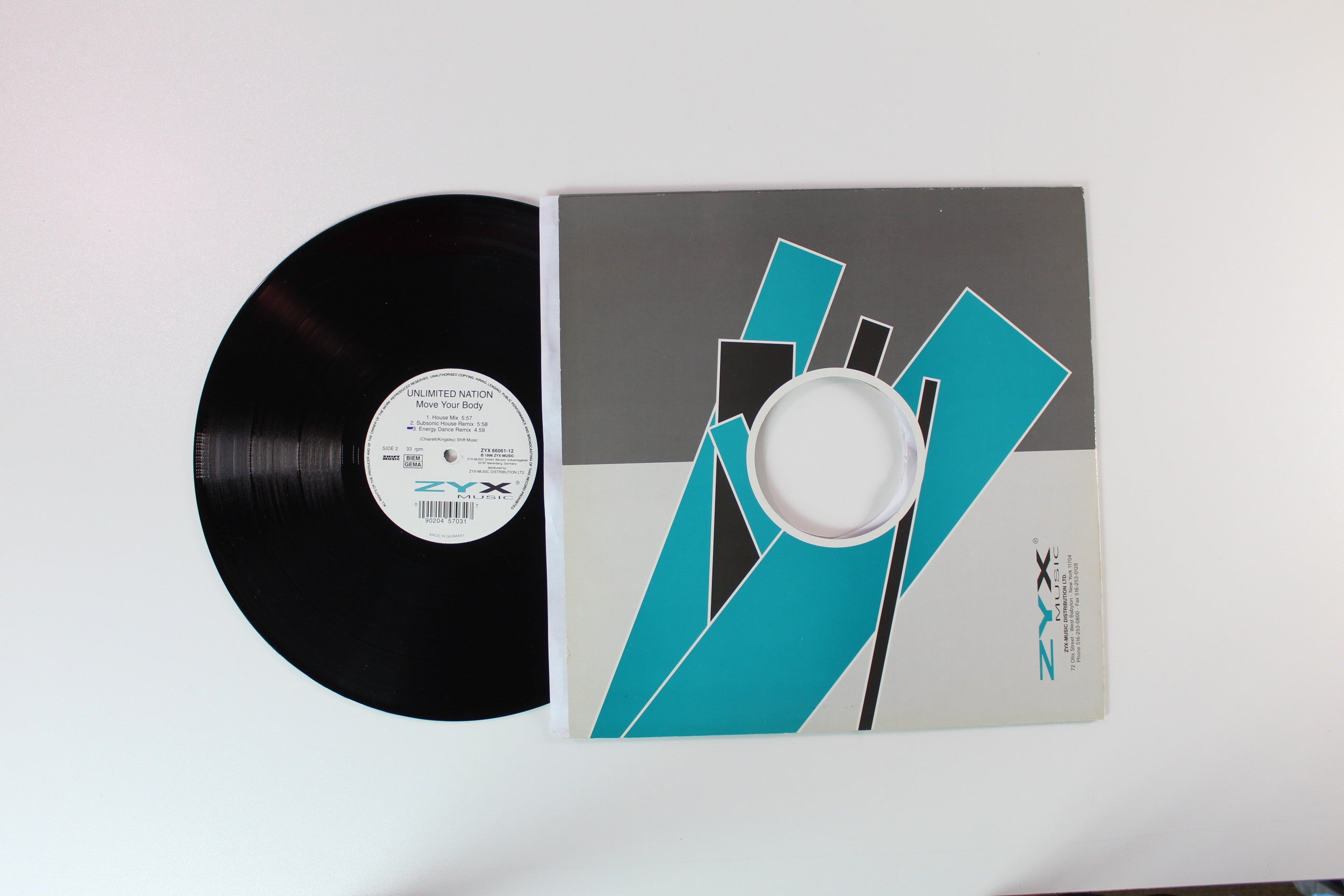 Unlimited Nation - Move Your Body on ZYX Music 12" Single