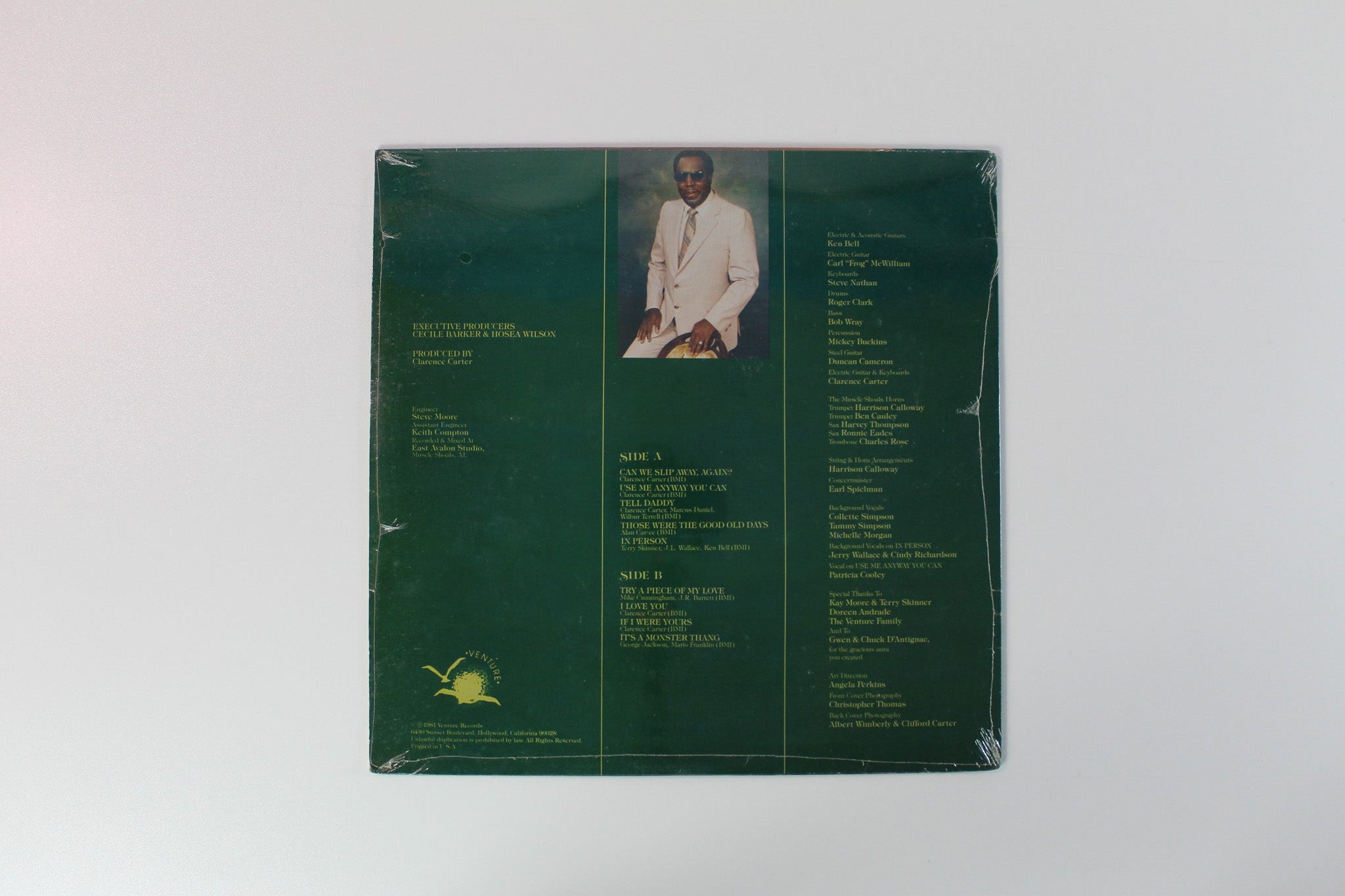 Clarence Carter - Mr. Clarence Carter In Person on Venture Records - Sealed