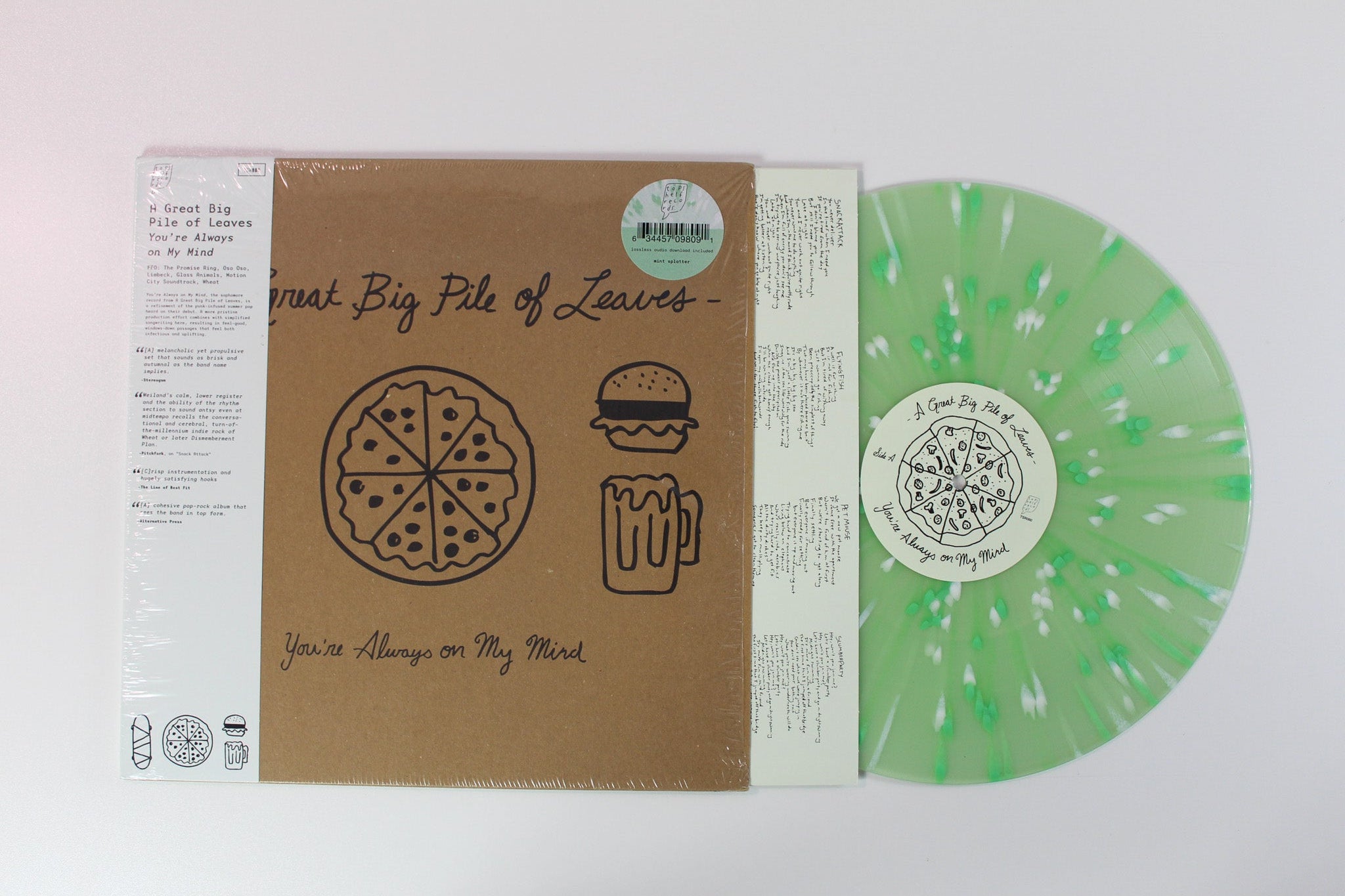 A Great Big Pile Of Leaves - You're Always On My Mind on Topshelf Records - Mint Splatter Vinyl