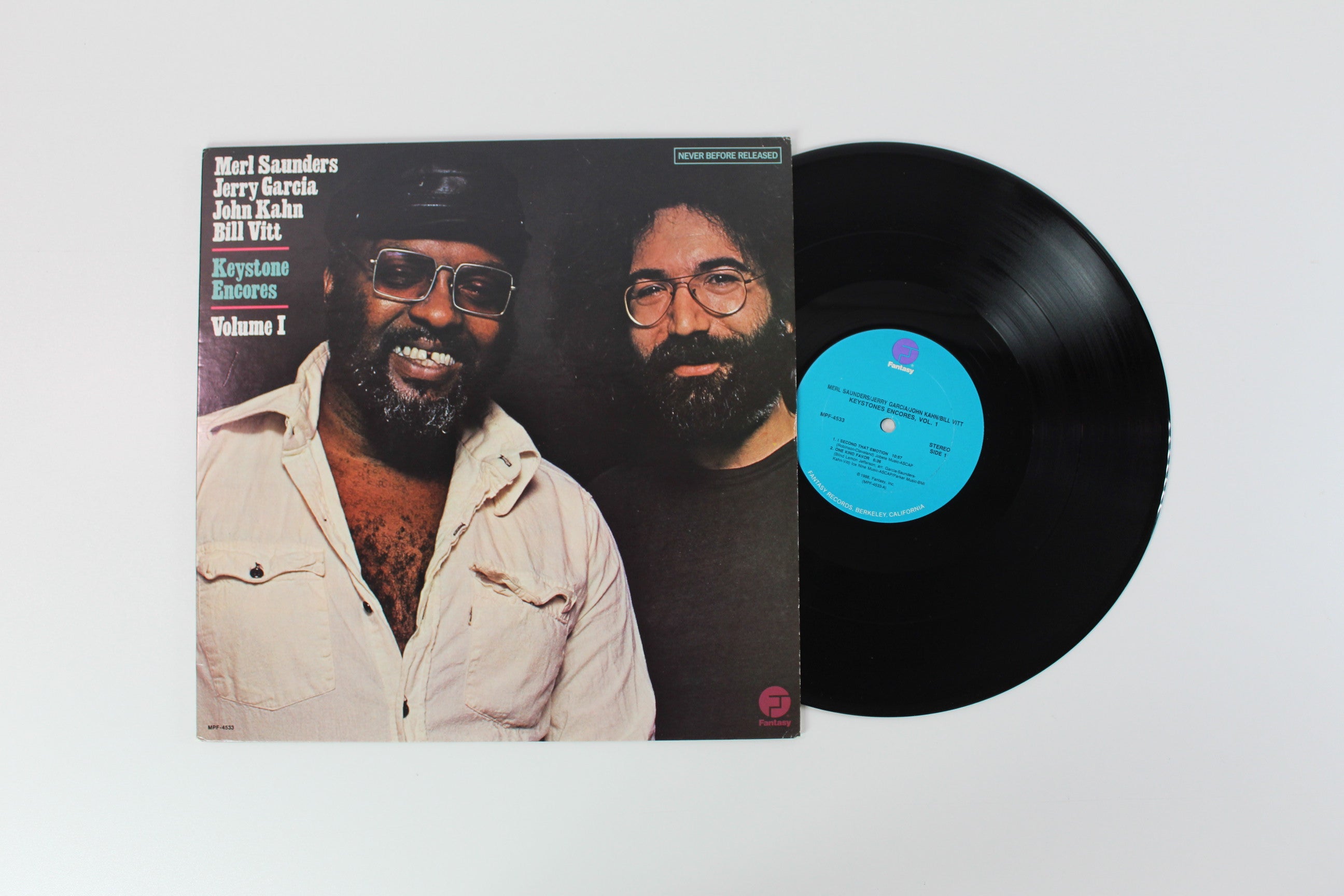 Merl Saunders / Jerry Garcia / John Kahn / Bill Vitt - Keystone Encores Volume I on Fantasy