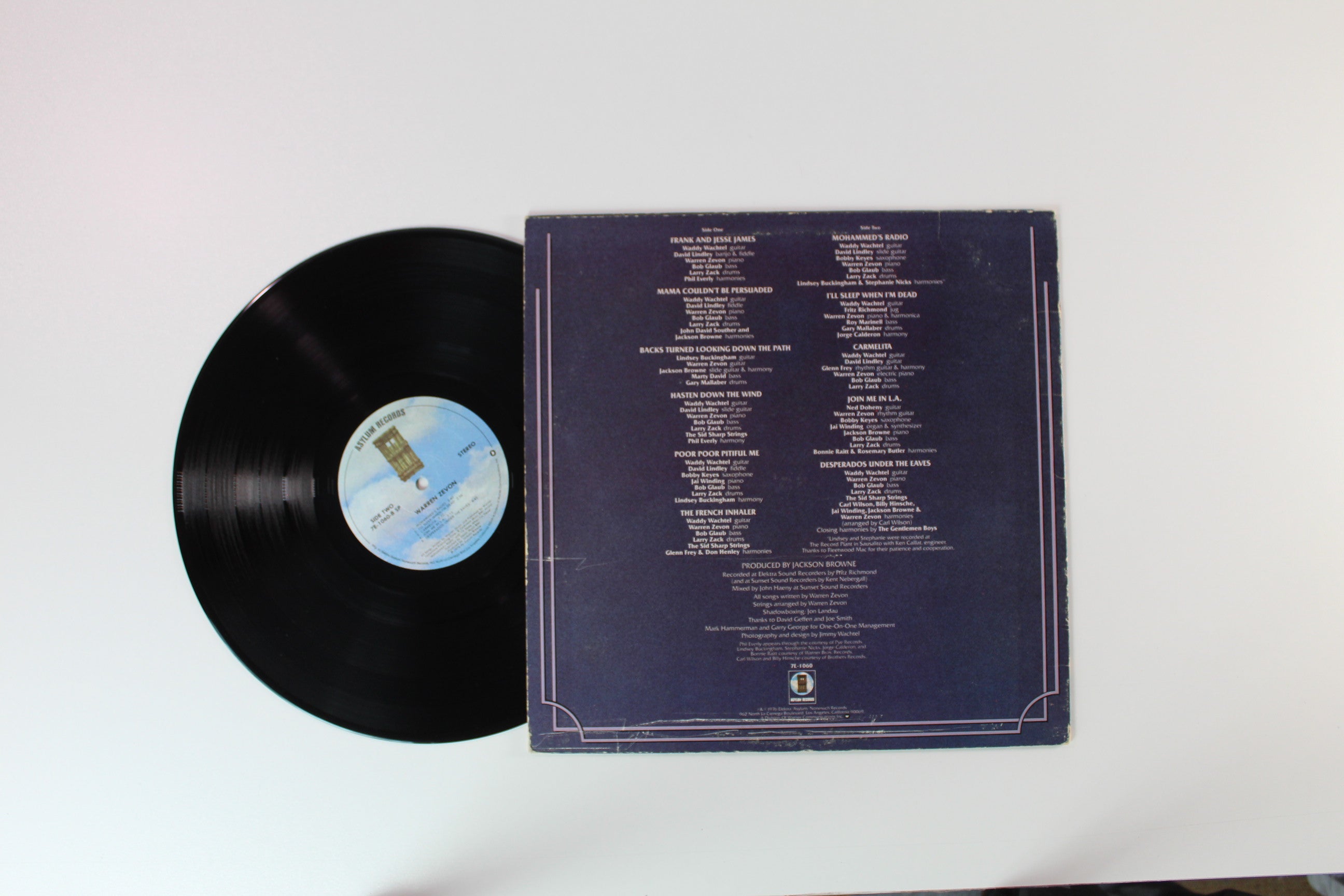 Warren Zevon - Warren Zevon on Asylum Records