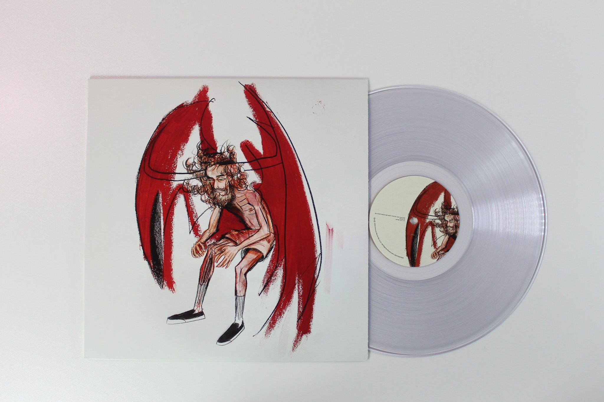 Pouya - Blood Was Never Thick As Water on Pouya Records - Clear Vinyl