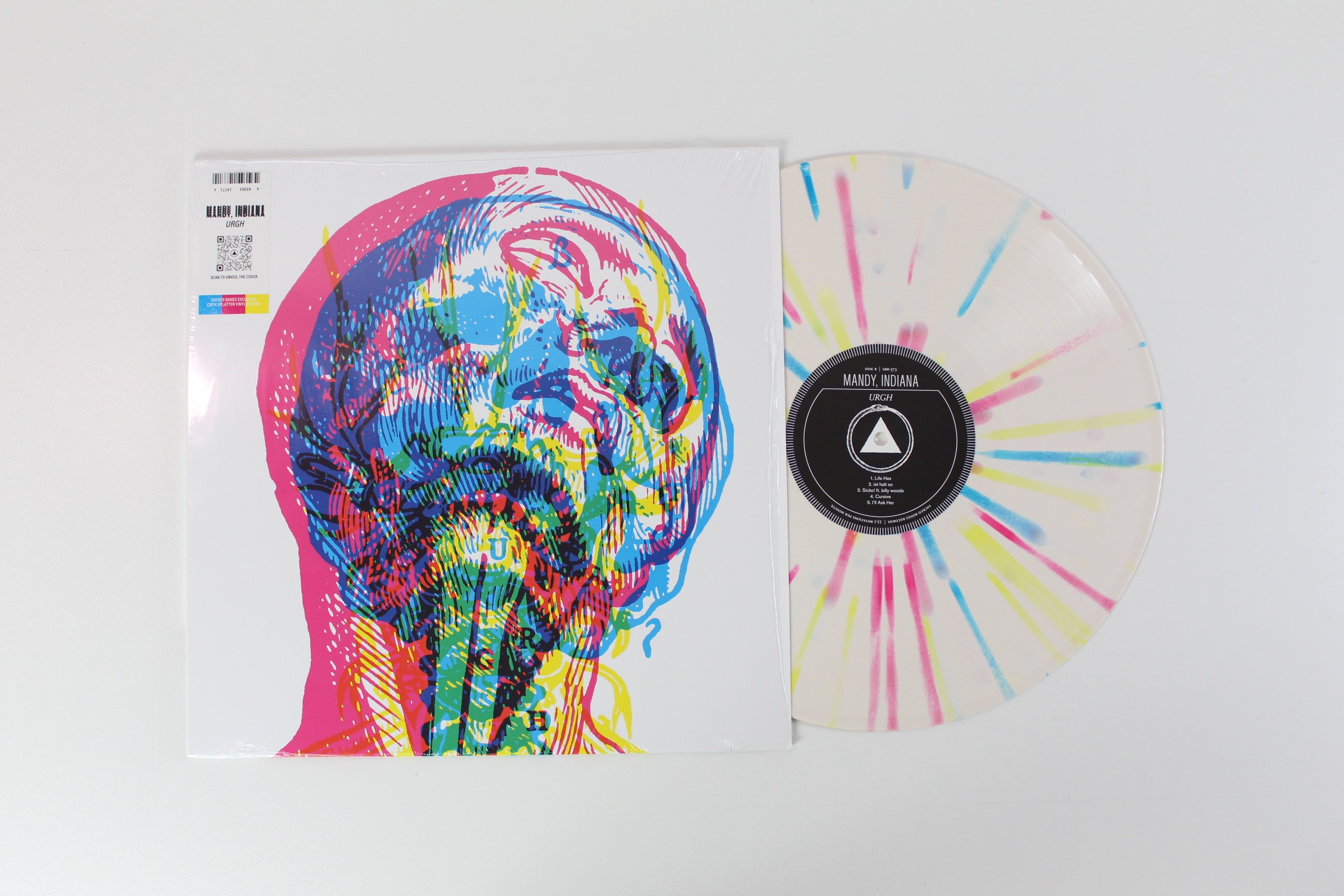 Mandy, Indiana - URGH on Sacred Bones Records Ltd. CMYK Splatter Vinyl