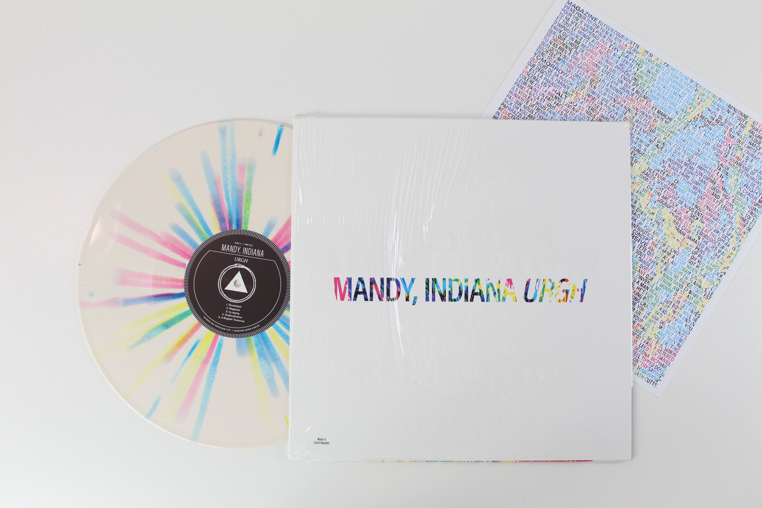 Mandy, Indiana - URGH on Sacred Bones Records Ltd. CMYK Splatter Vinyl