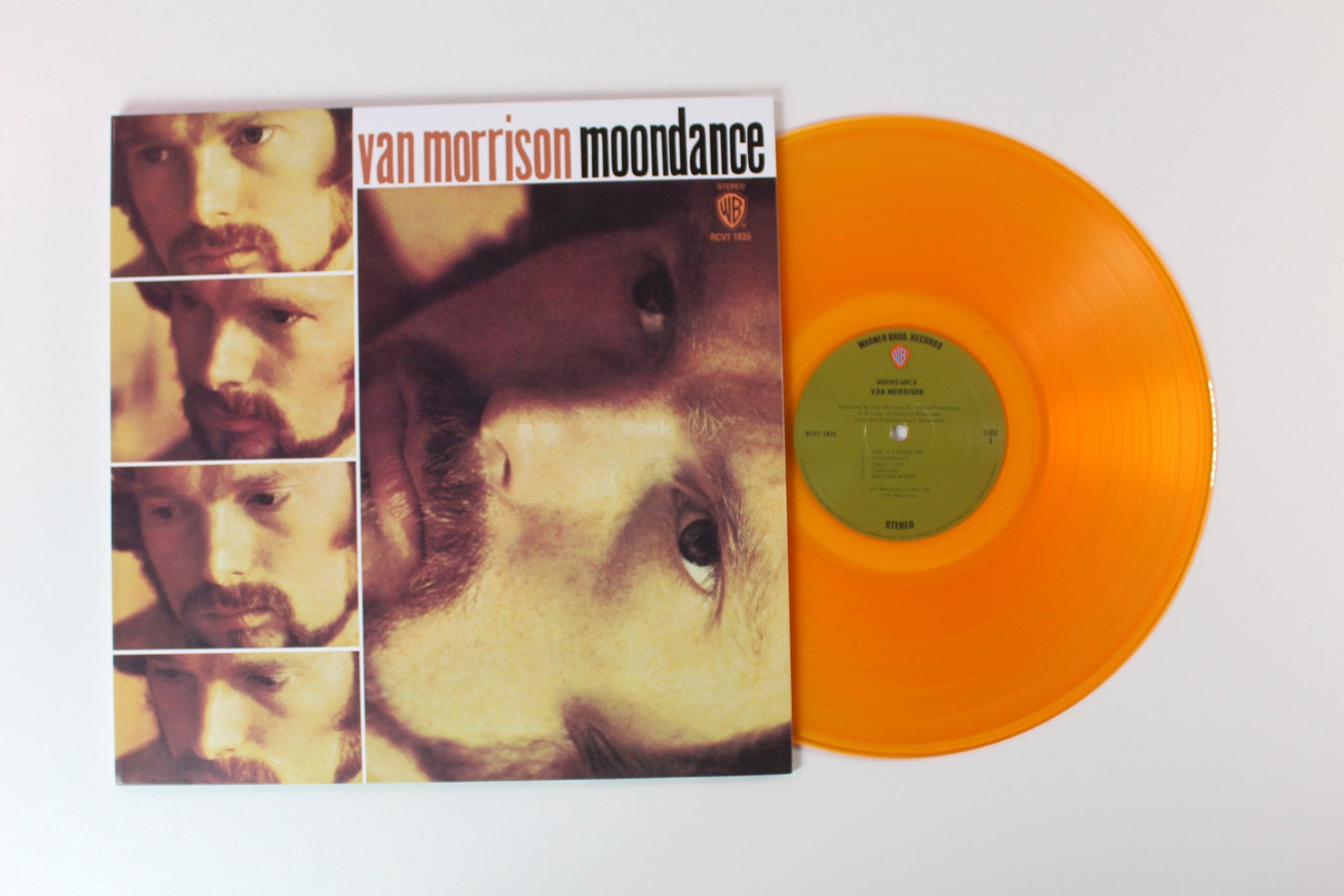 Van Morrison - Moondance on Warner Bros. Records - Orange Vinyl