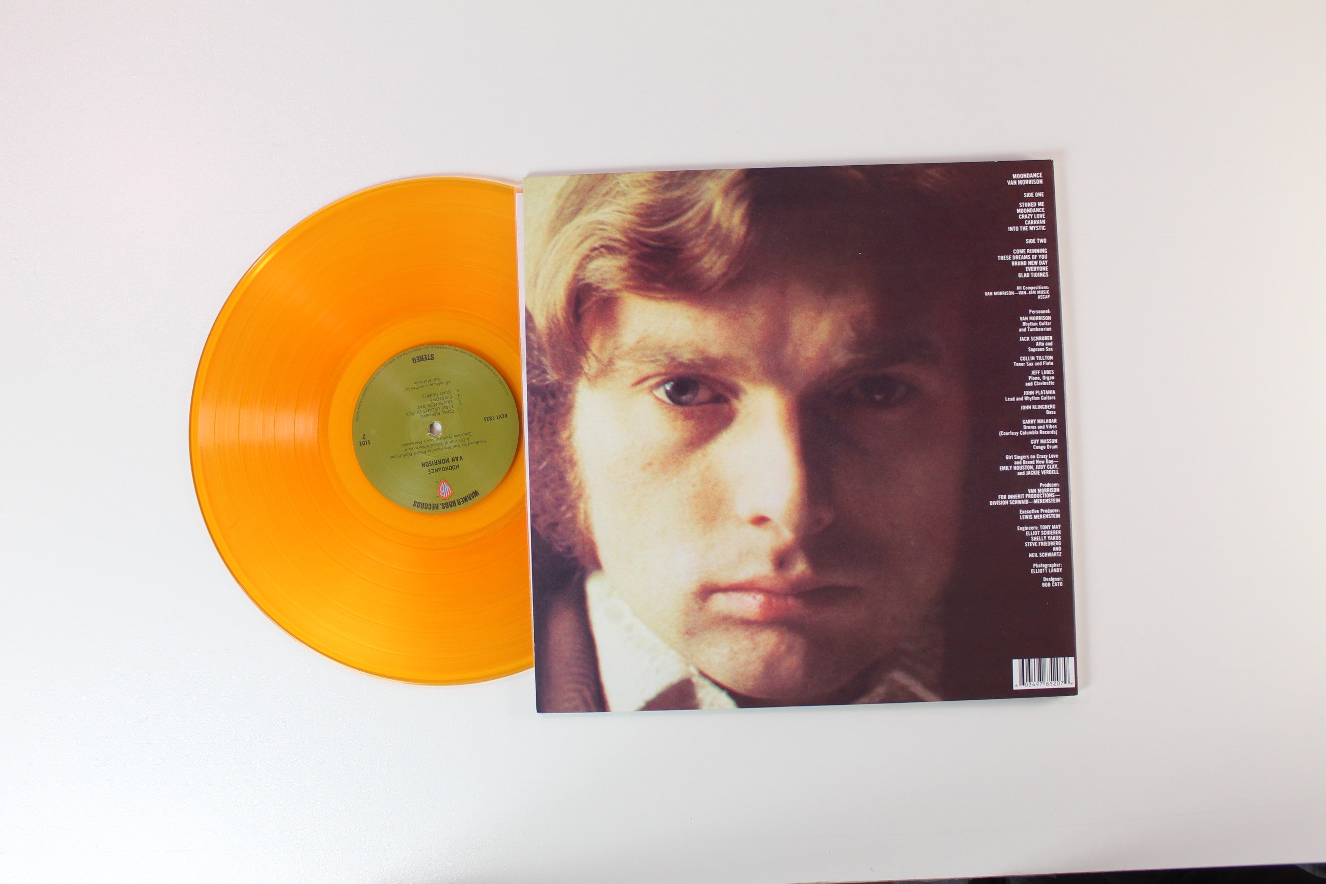 Van Morrison - Moondance on Warner Bros. Records - Orange Vinyl