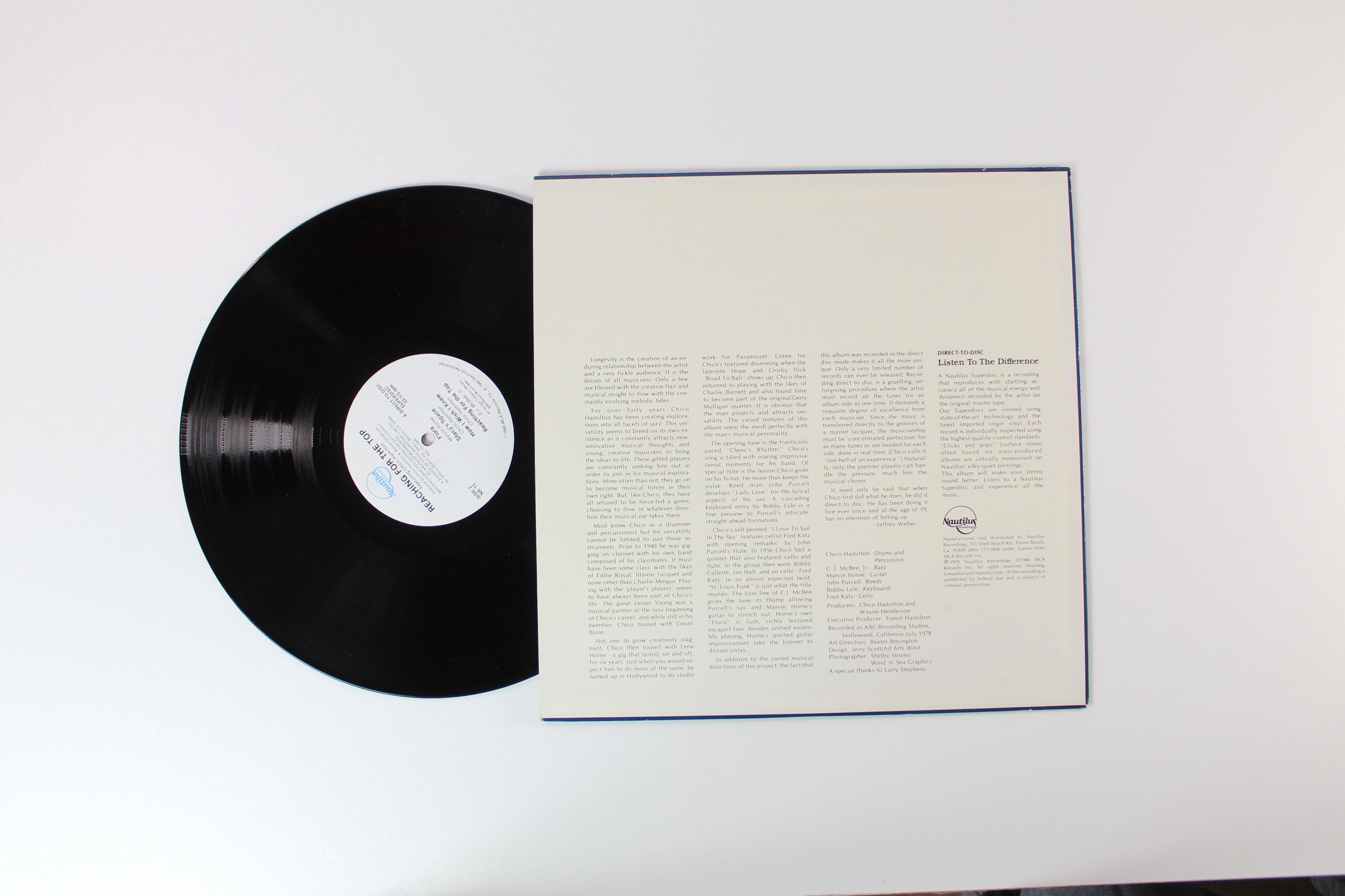 Chico Hamilton - Reaching For The Top on Nautilus Recordings