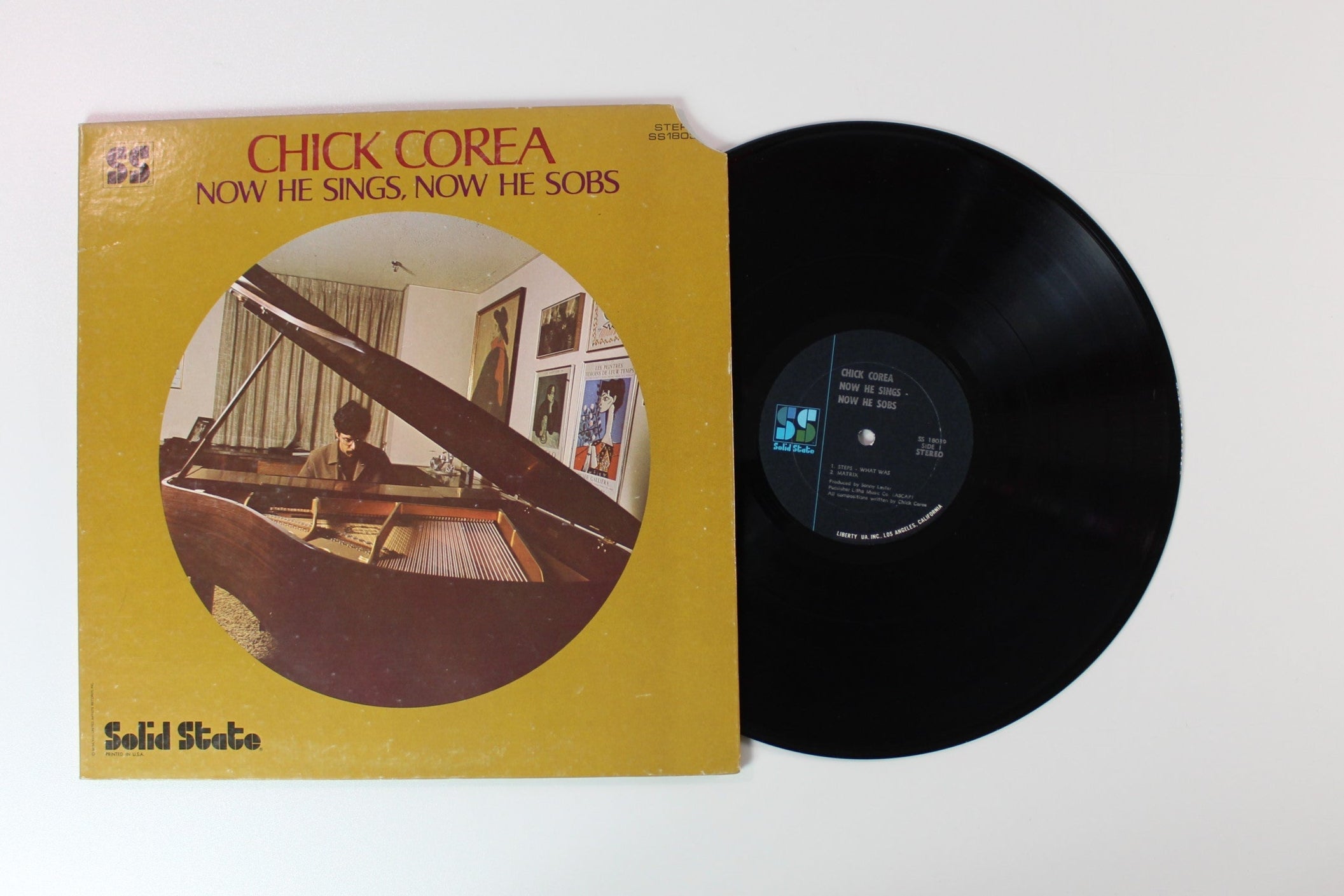 Chick Corea - Now He Sings, Now He Sobs on Solid State Records