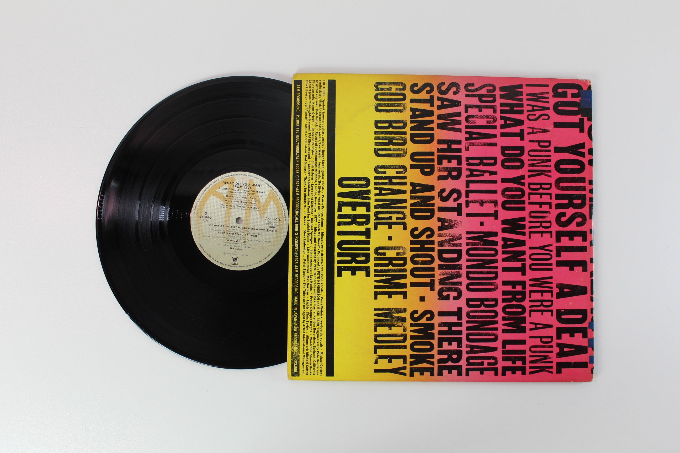 The Tubes - What Do You Want From Live on A&M Japan