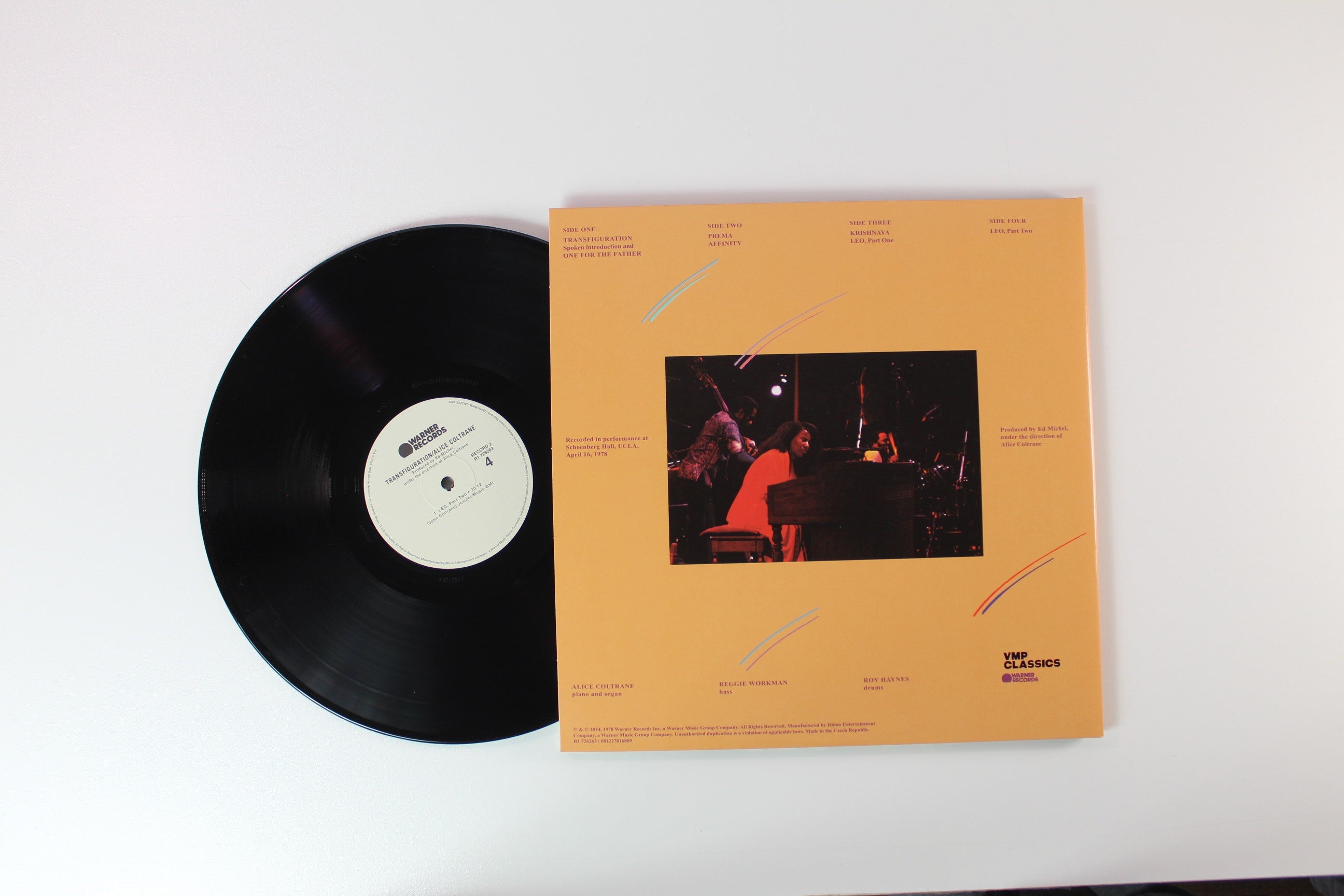 Alice Coltrane - Transfiguration on Warner Records / Vinyl Me, Please