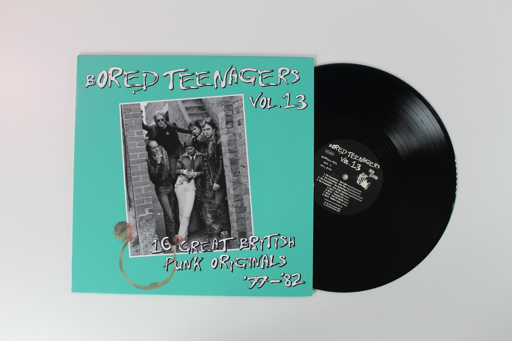 Various - Bored Teenagers Vol.13: 16 Great British Punk Originals '77-'82 on Bin Liner Records