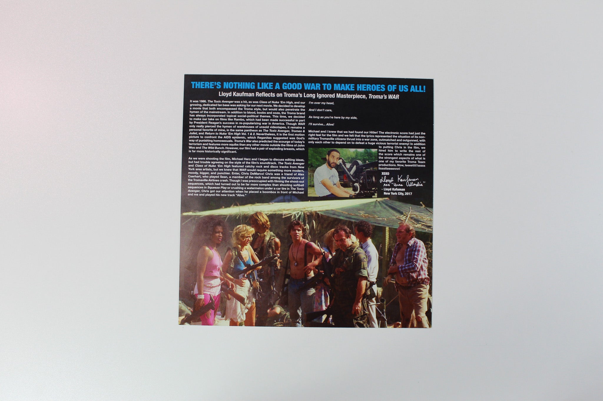 Chris DeMarco - Troma's War (Original Motion Picture Soundtrack) on Ship To Shore Phonograph Co. - Splatter Vinyl