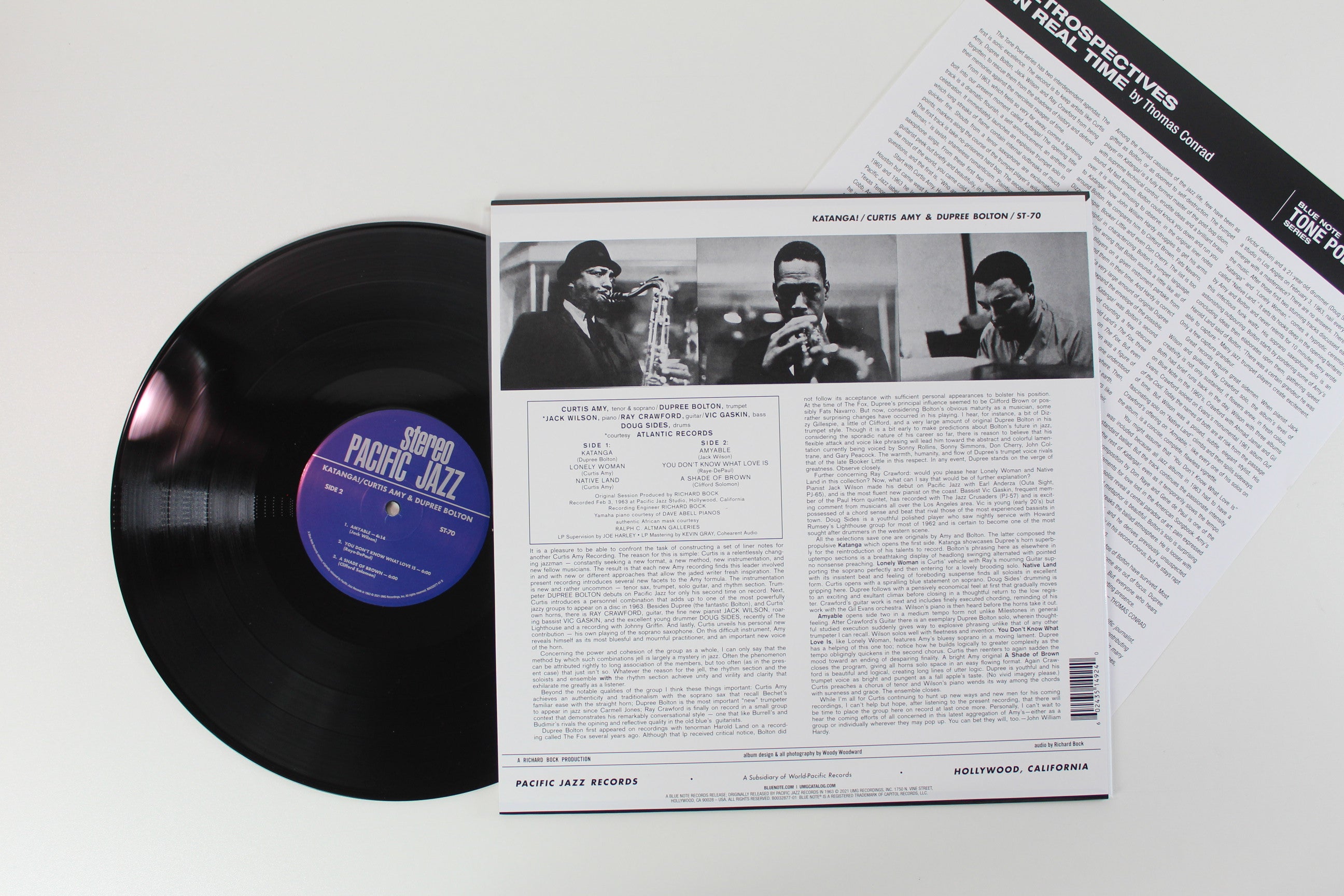 Curtis Amy - Katanga! on Pacific Jazz Blue Note Tone Series Reissue