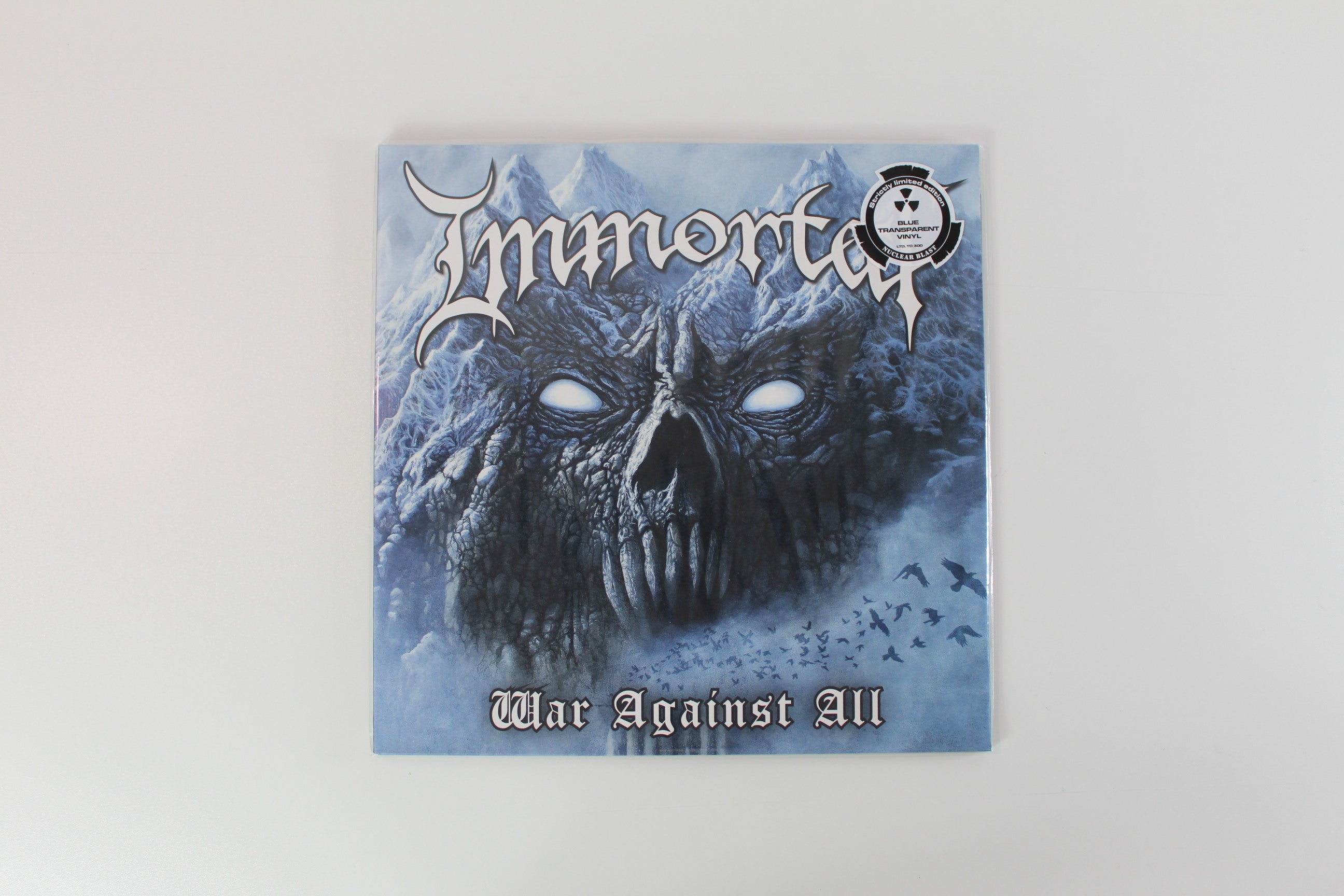 Immortal - War Against All on Nuclear Blast Ltd. Blue Transparent Vinyl