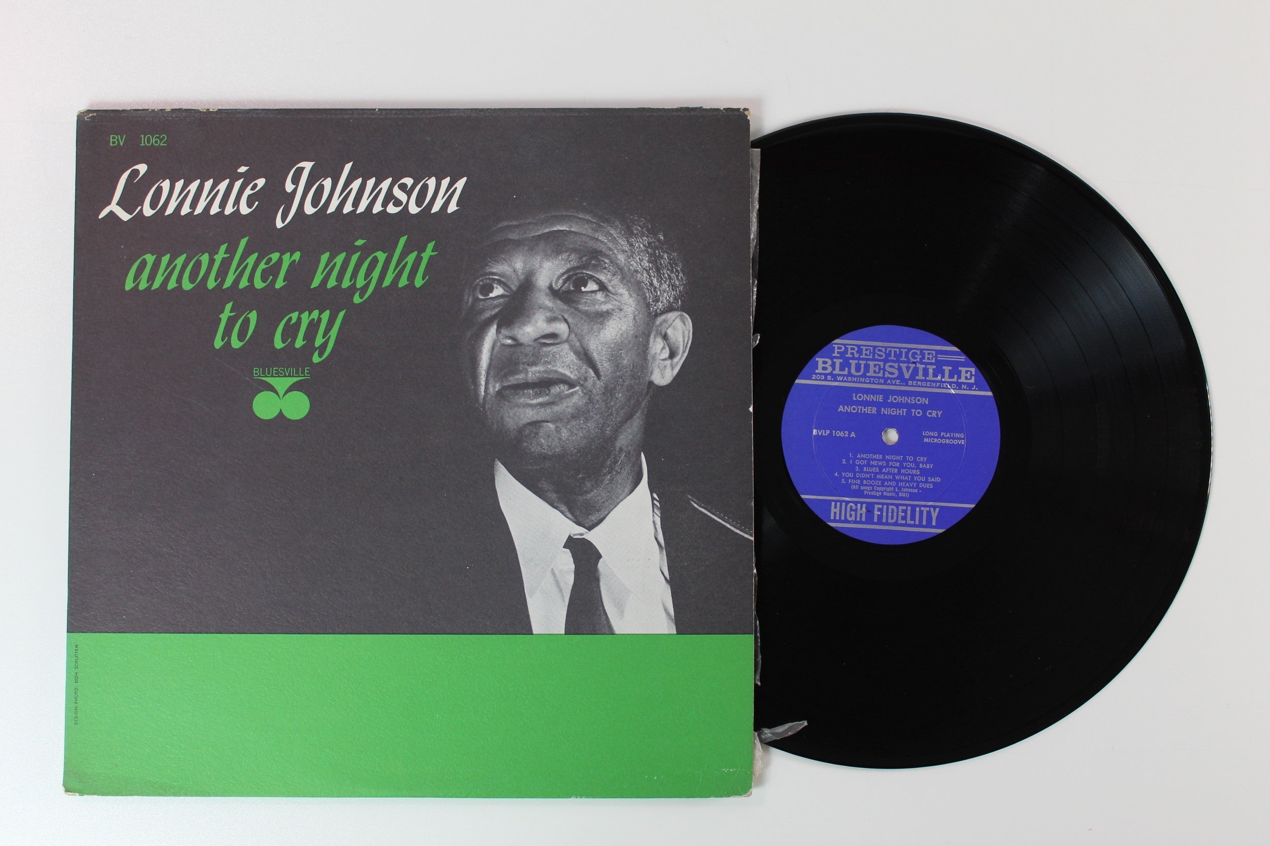 Lonnie Johnson - Another Night To Cry on Bluesville - Mono