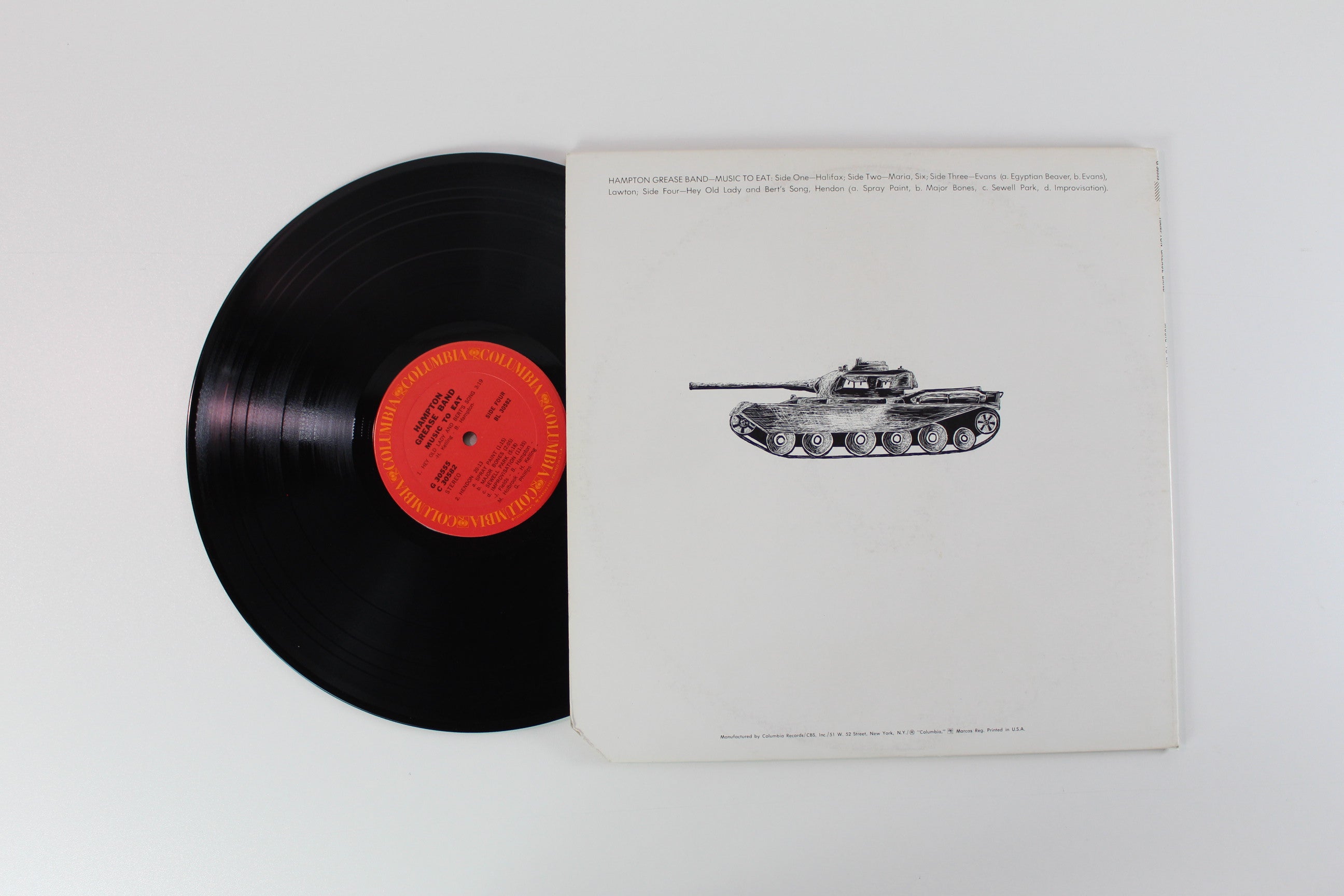 Hampton Grease Band - Music To Eat on Columbia