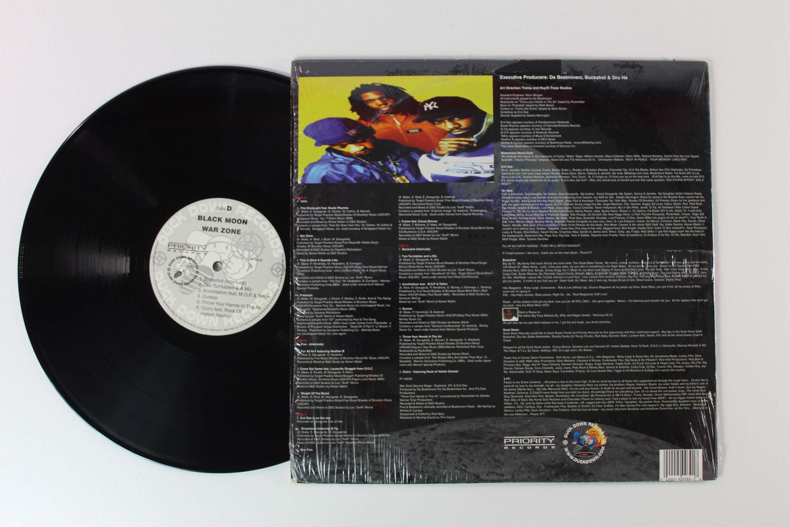 Black Moon - War Zone on Priority Records / Duck Down