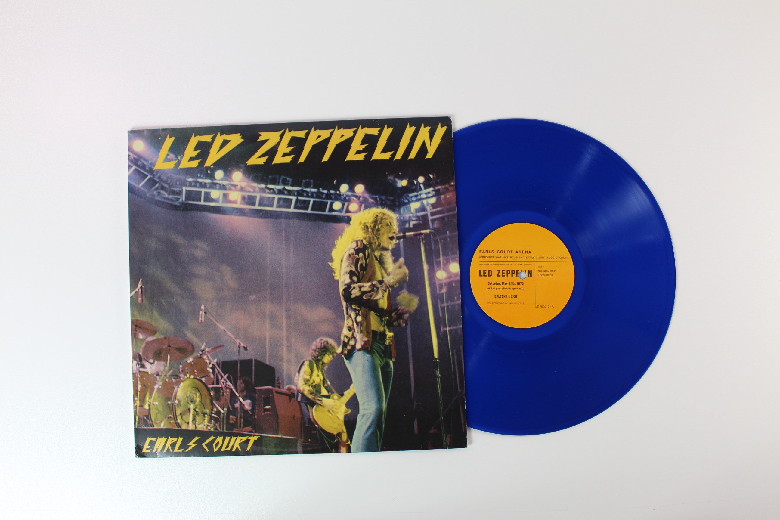 Led Zeppelin - Earls Court - Blue Vinyl - Unofficial pressing