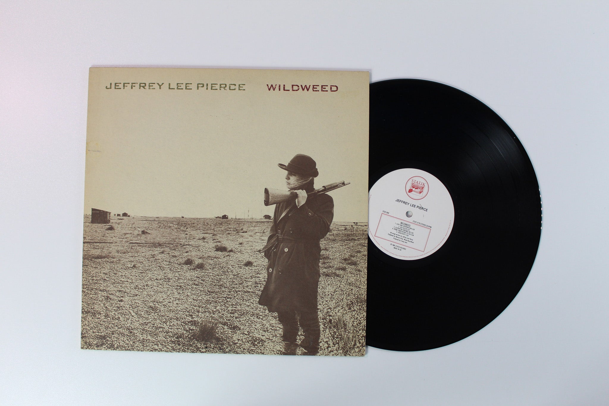 Jeffrey Lee Pierce - Wildweed on Statik Records - UK pressing